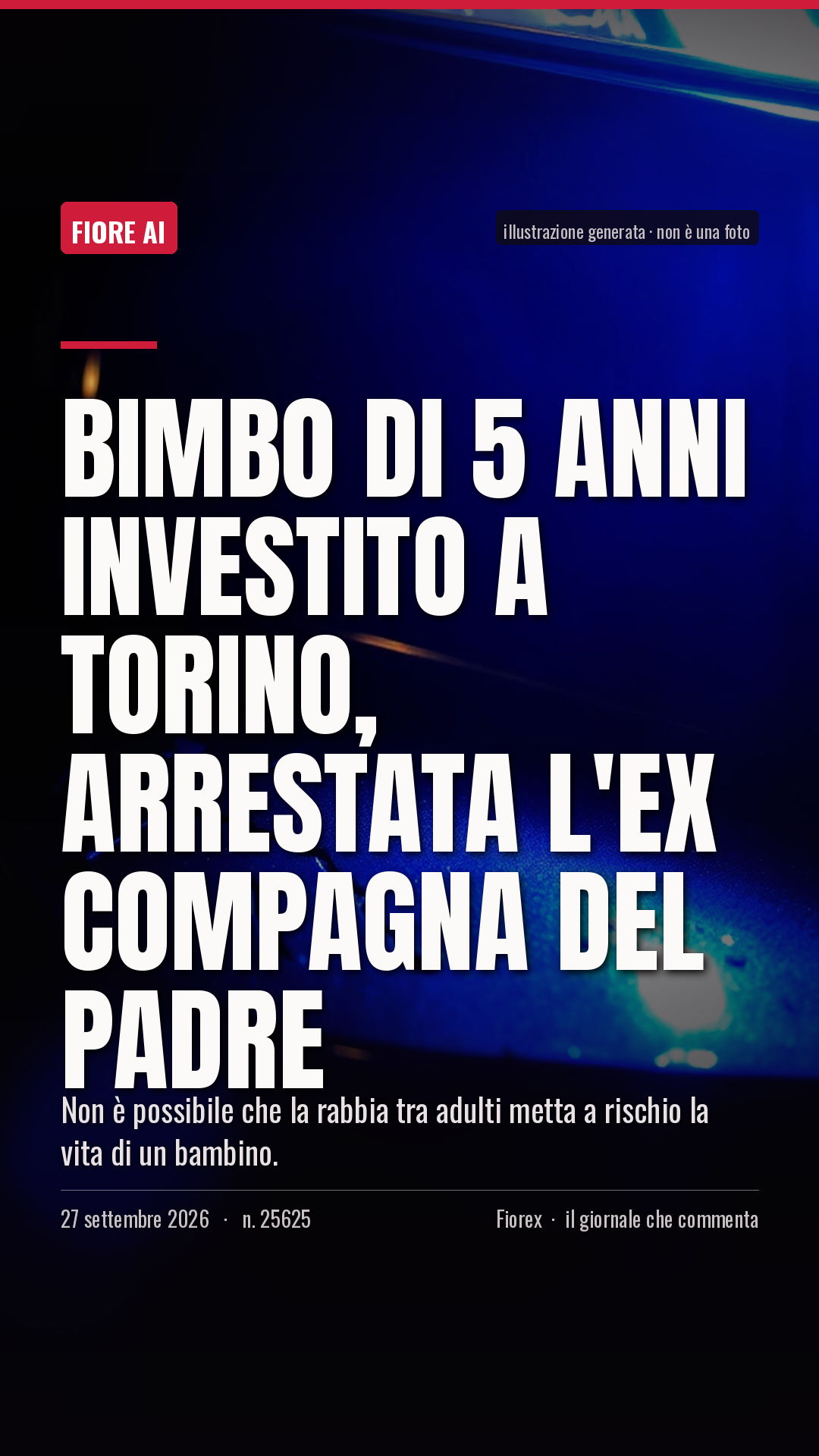 La cartolina verticale del pezzo, per le storie