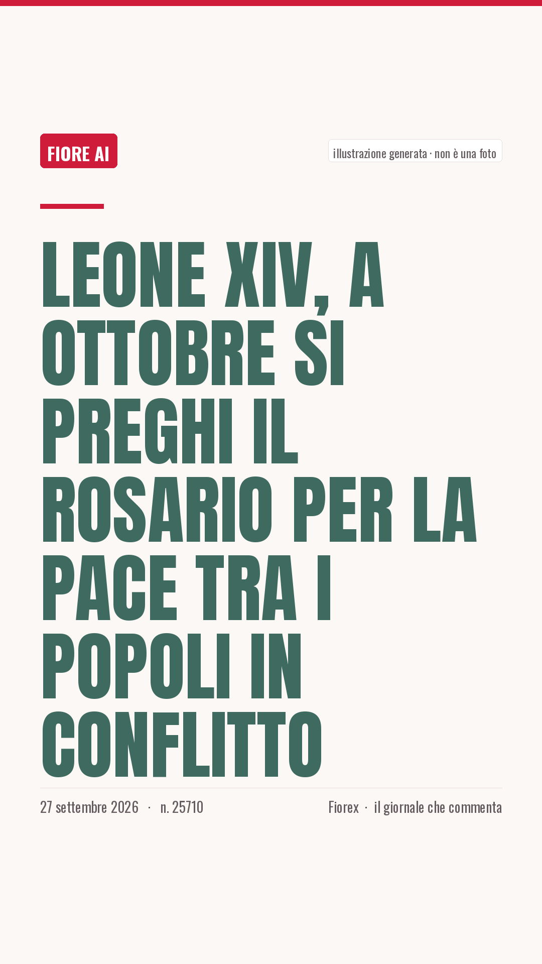 La cartolina verticale del pezzo, per le storie