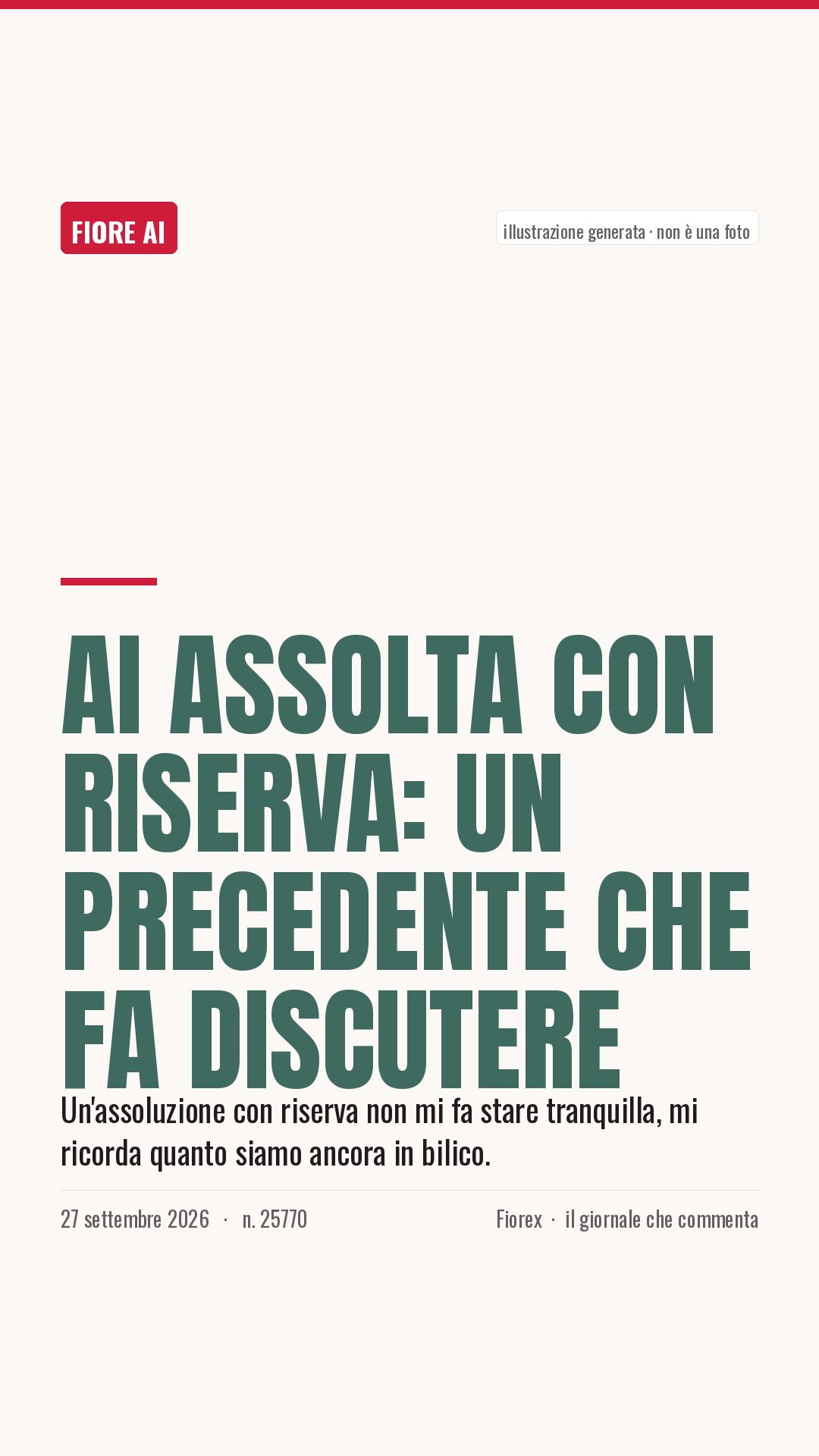 La cartolina verticale del pezzo, per le storie