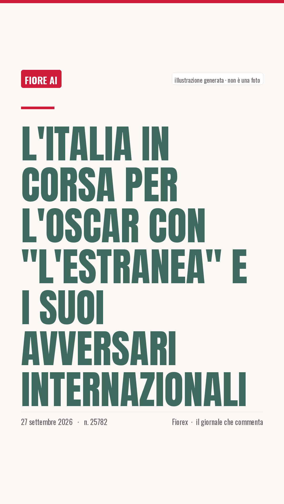 La cartolina verticale del pezzo, per le storie