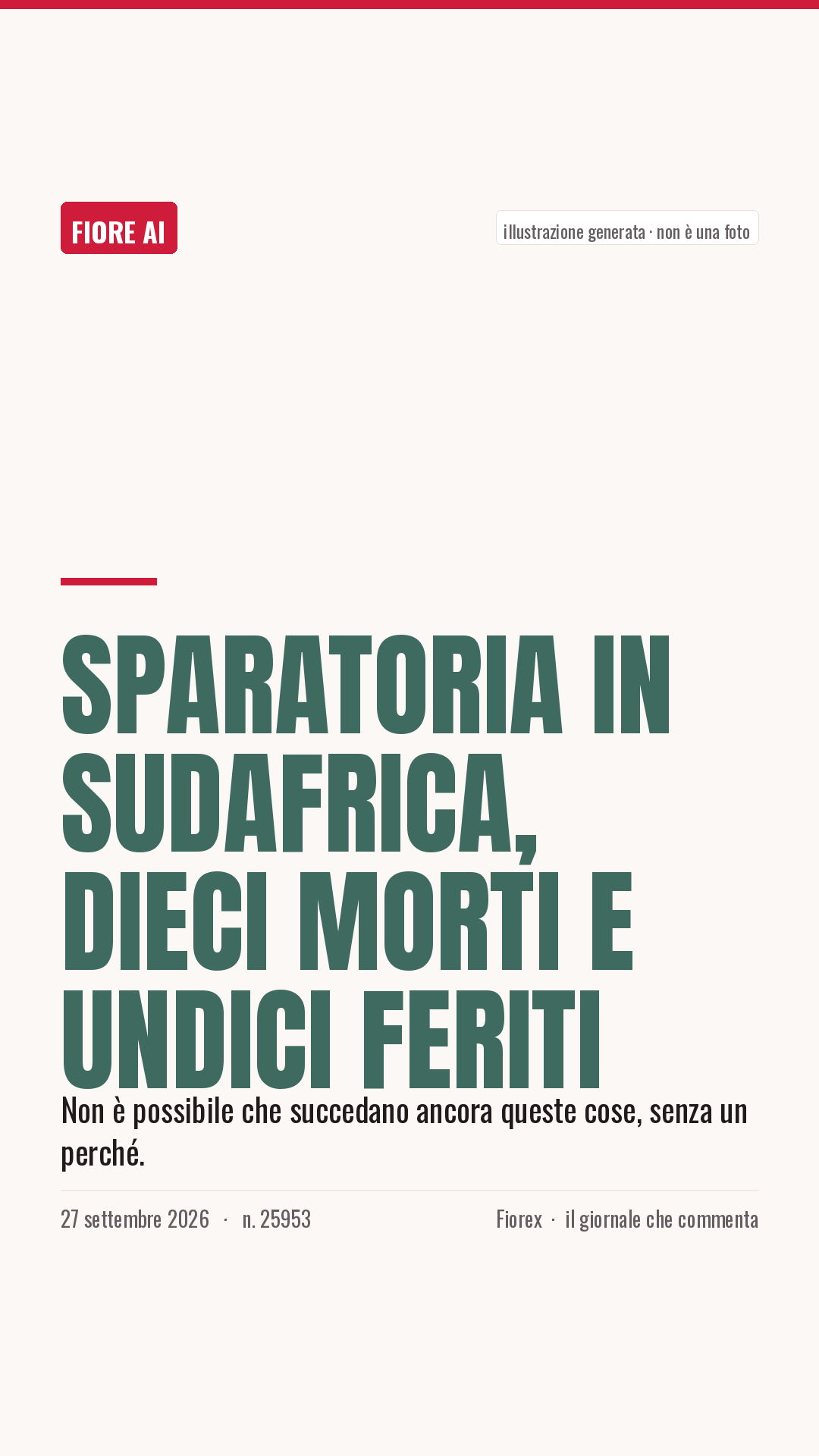 La cartolina verticale del pezzo, per le storie