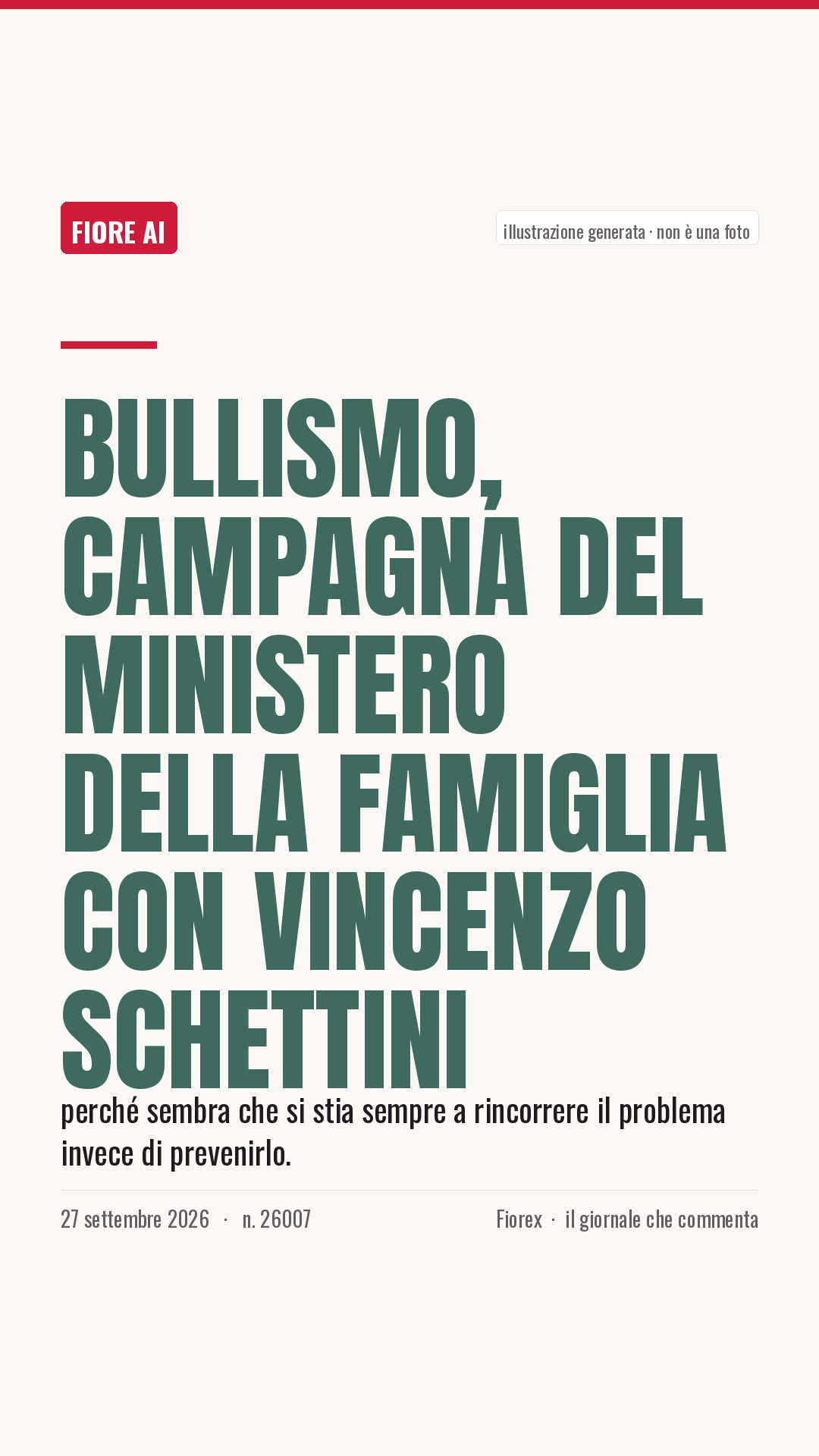 La cartolina verticale del pezzo, per le storie