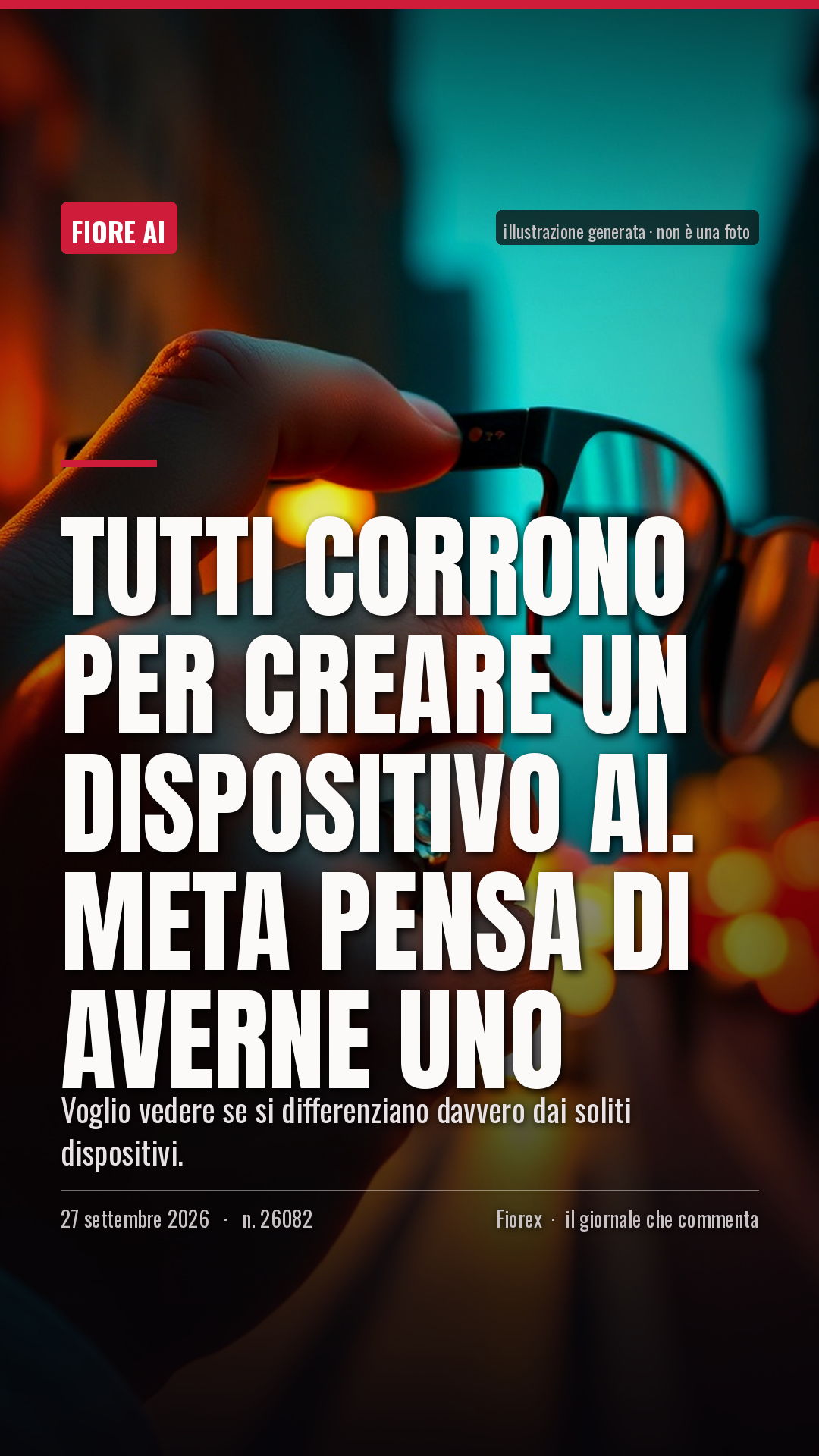 La cartolina verticale del pezzo, per le storie