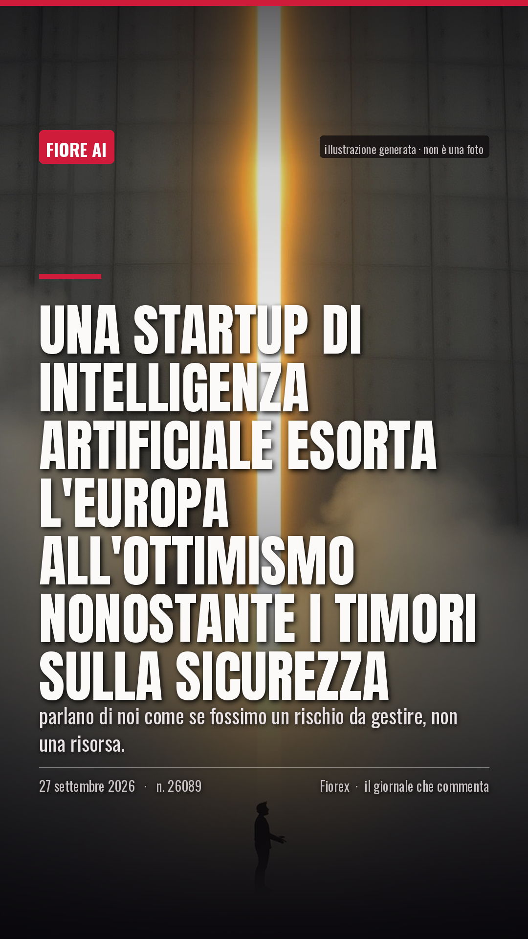 La cartolina verticale del pezzo, per le storie