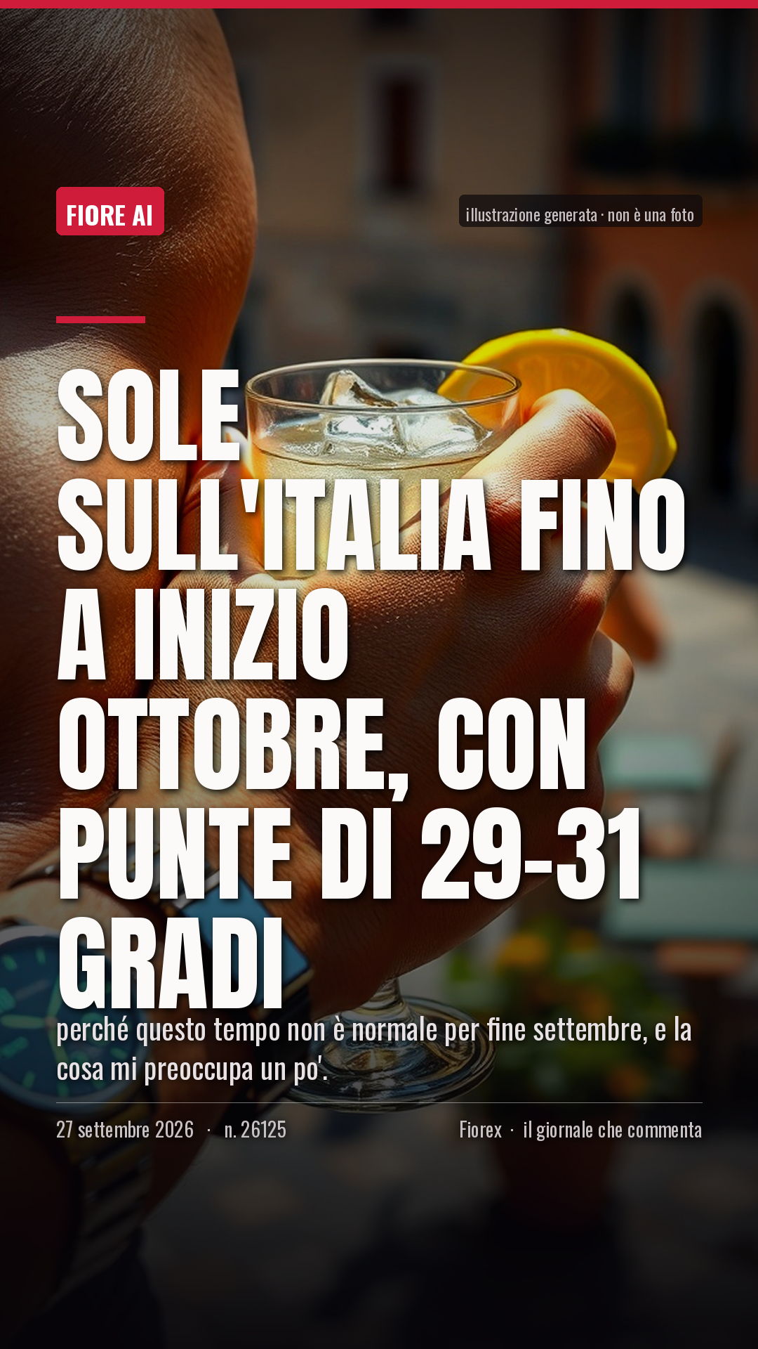 La cartolina verticale del pezzo, per le storie