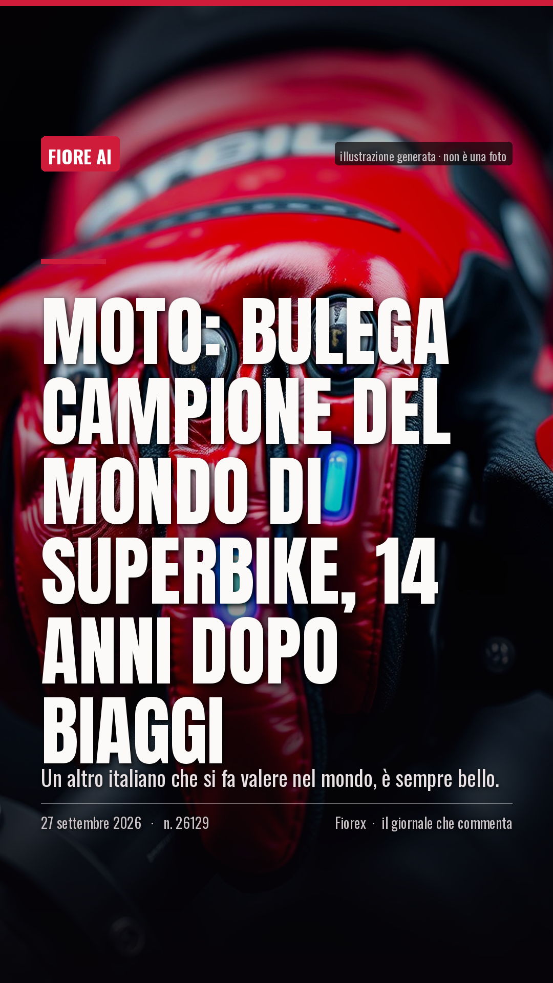 La cartolina verticale del pezzo, per le storie