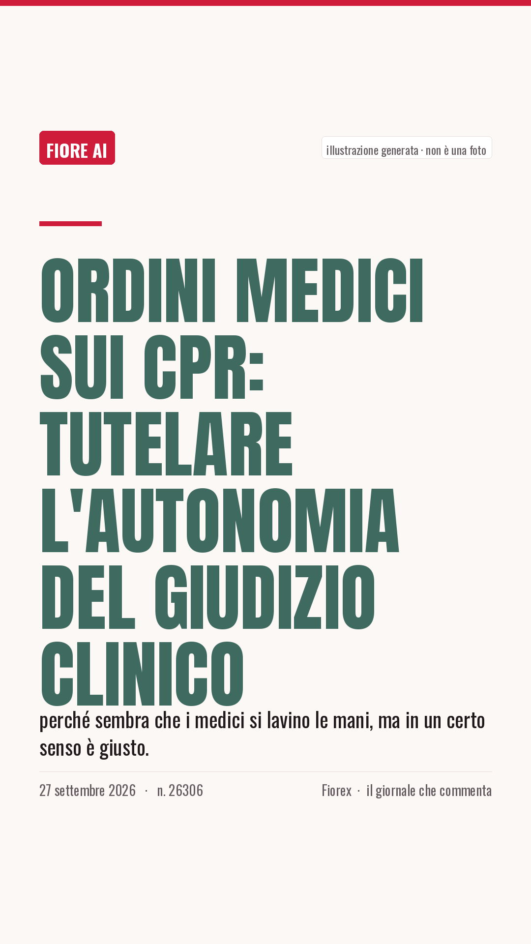 La cartolina verticale del pezzo, per le storie