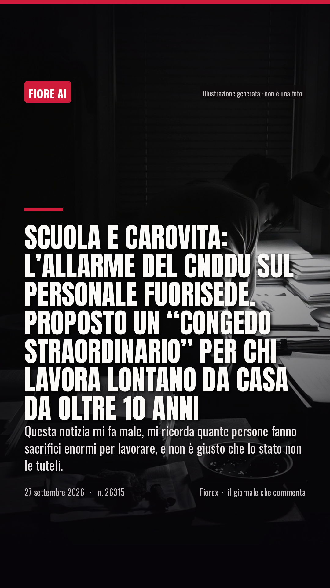 La cartolina verticale del pezzo, per le storie