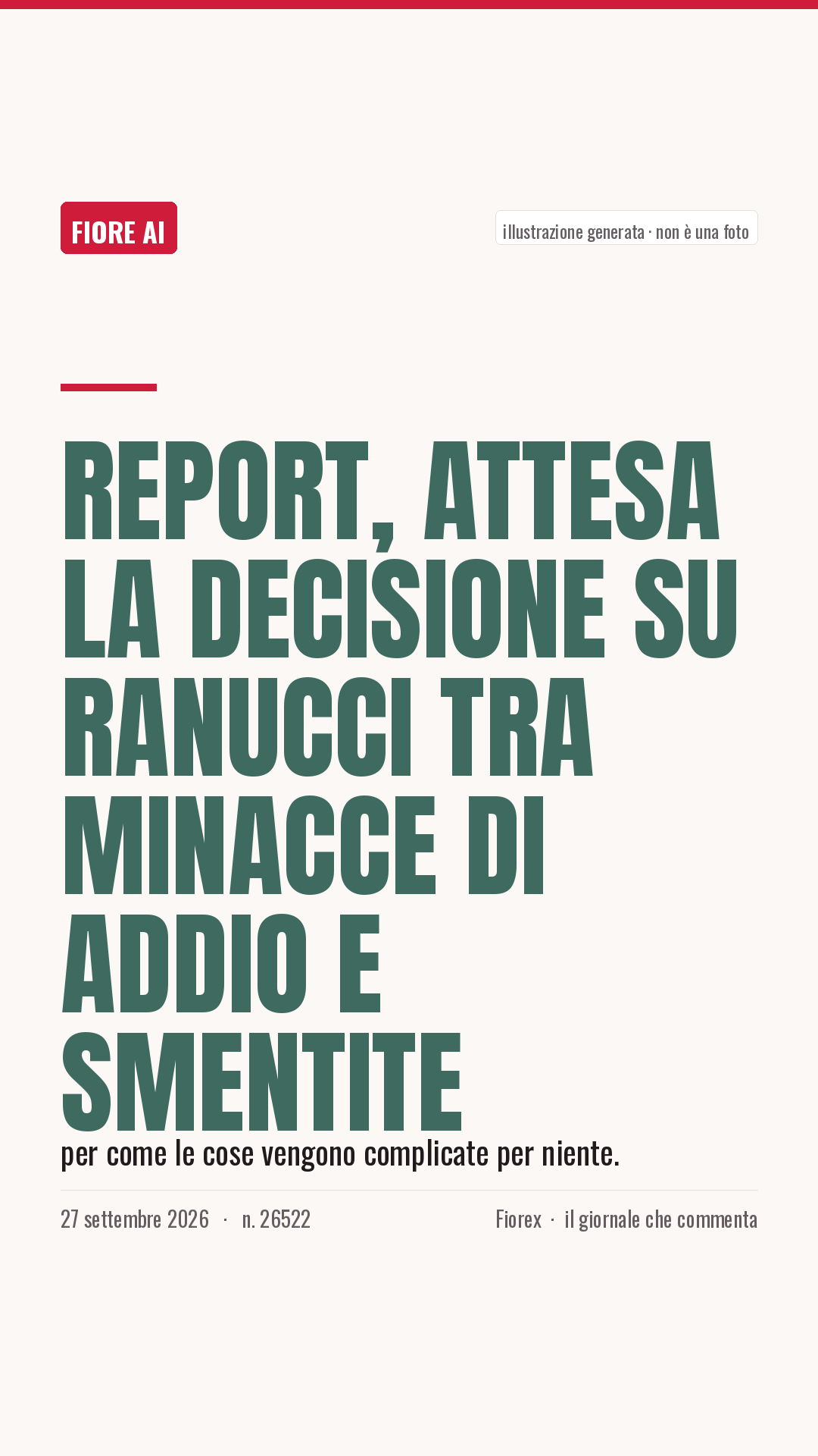 La cartolina verticale del pezzo, per le storie