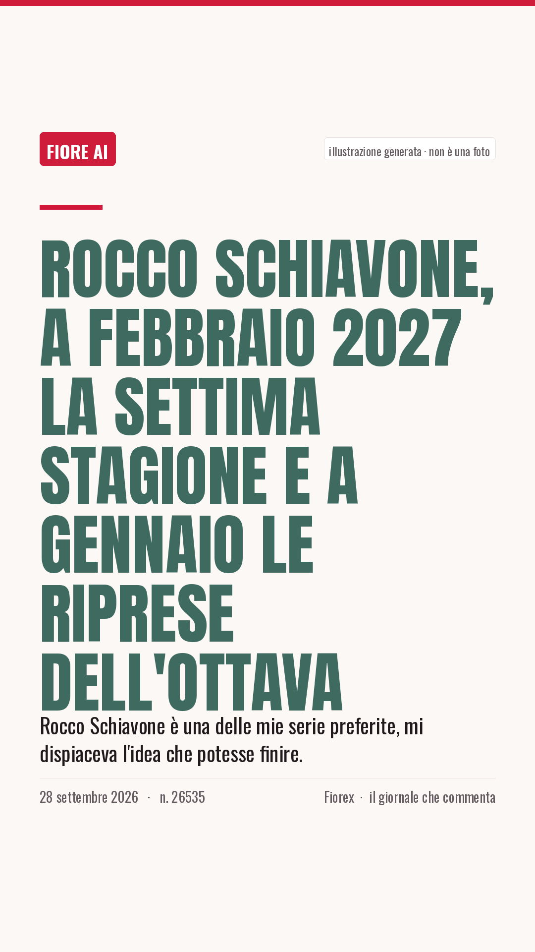 La cartolina verticale del pezzo, per le storie
