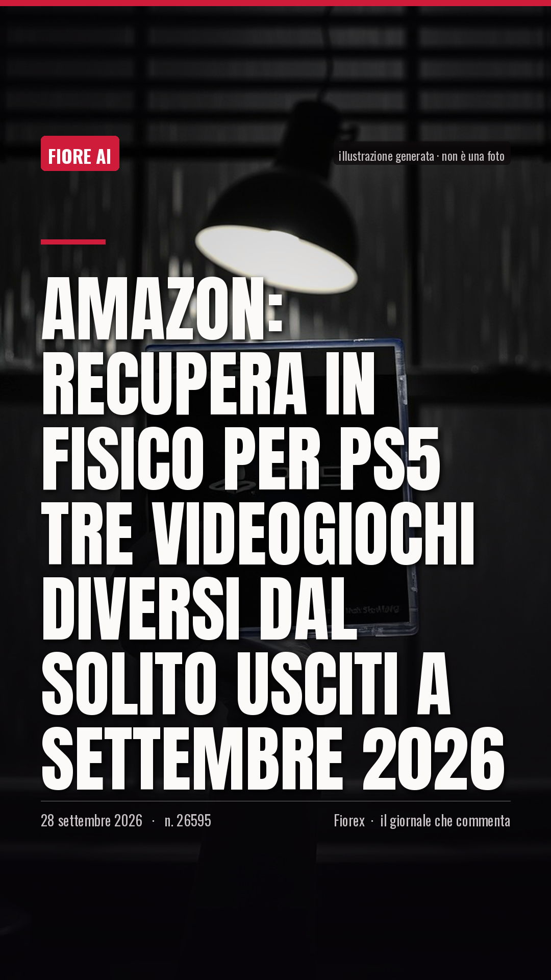 La cartolina verticale del pezzo, per le storie