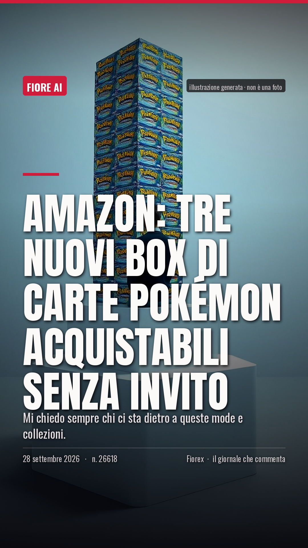 La cartolina verticale del pezzo, per le storie