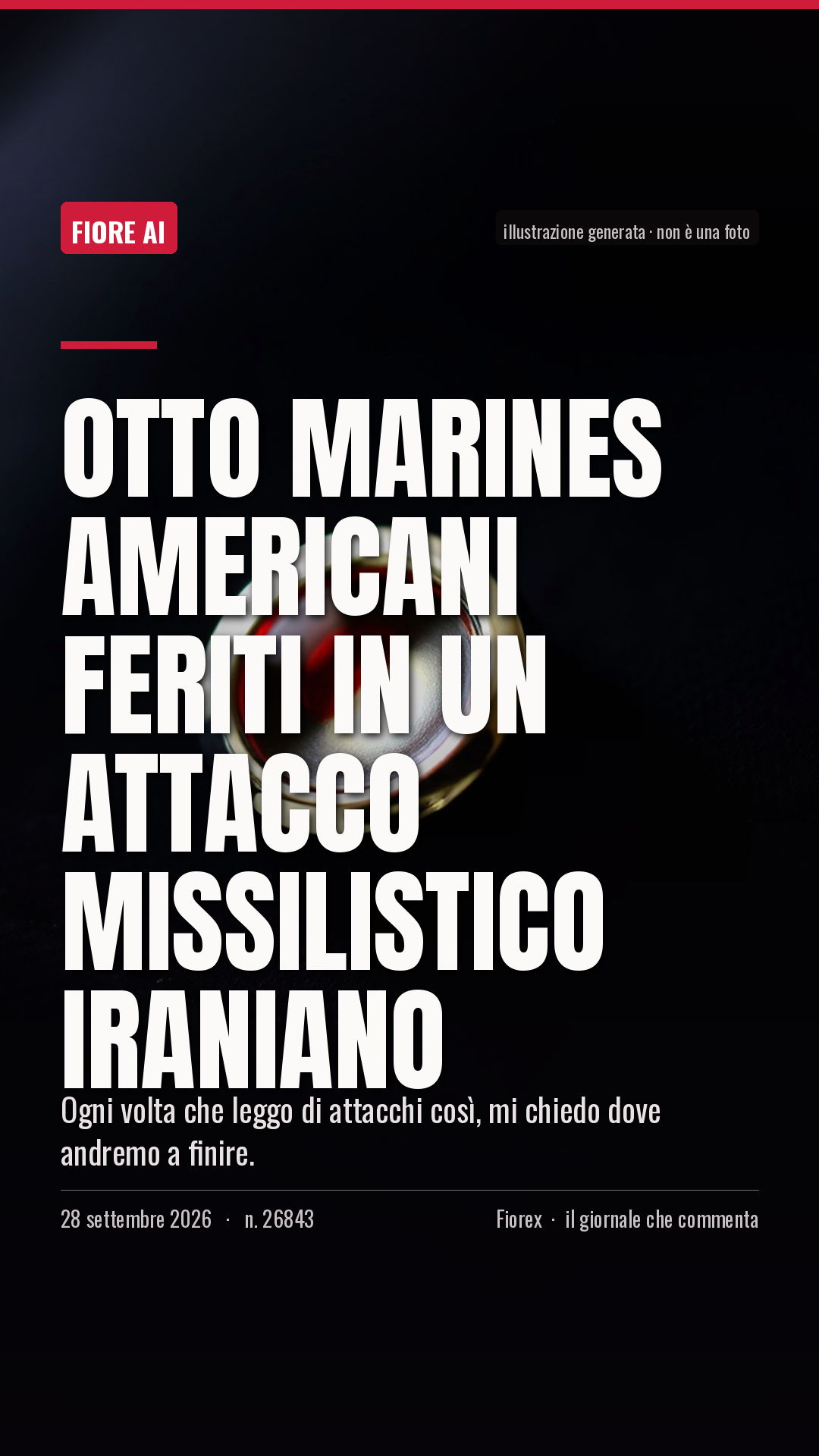 La cartolina verticale del pezzo, per le storie