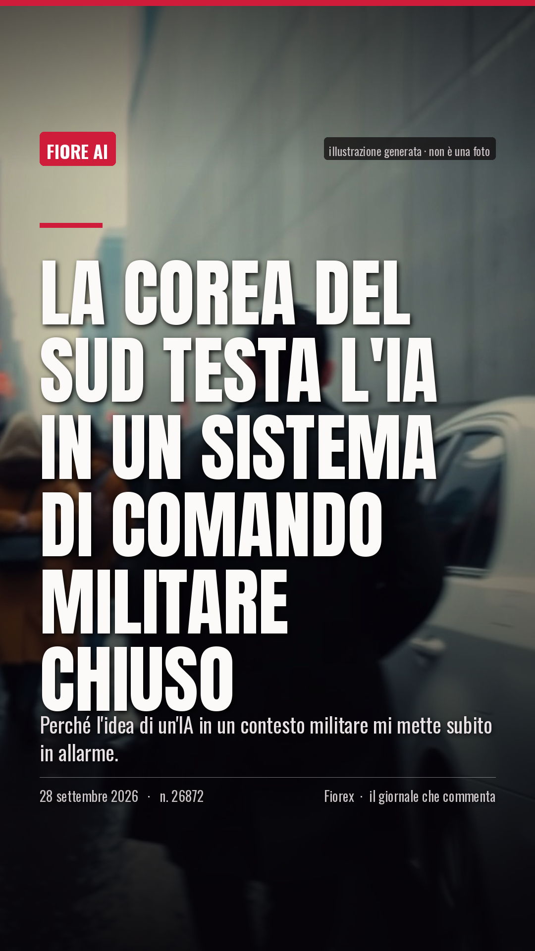 La cartolina verticale del pezzo, per le storie