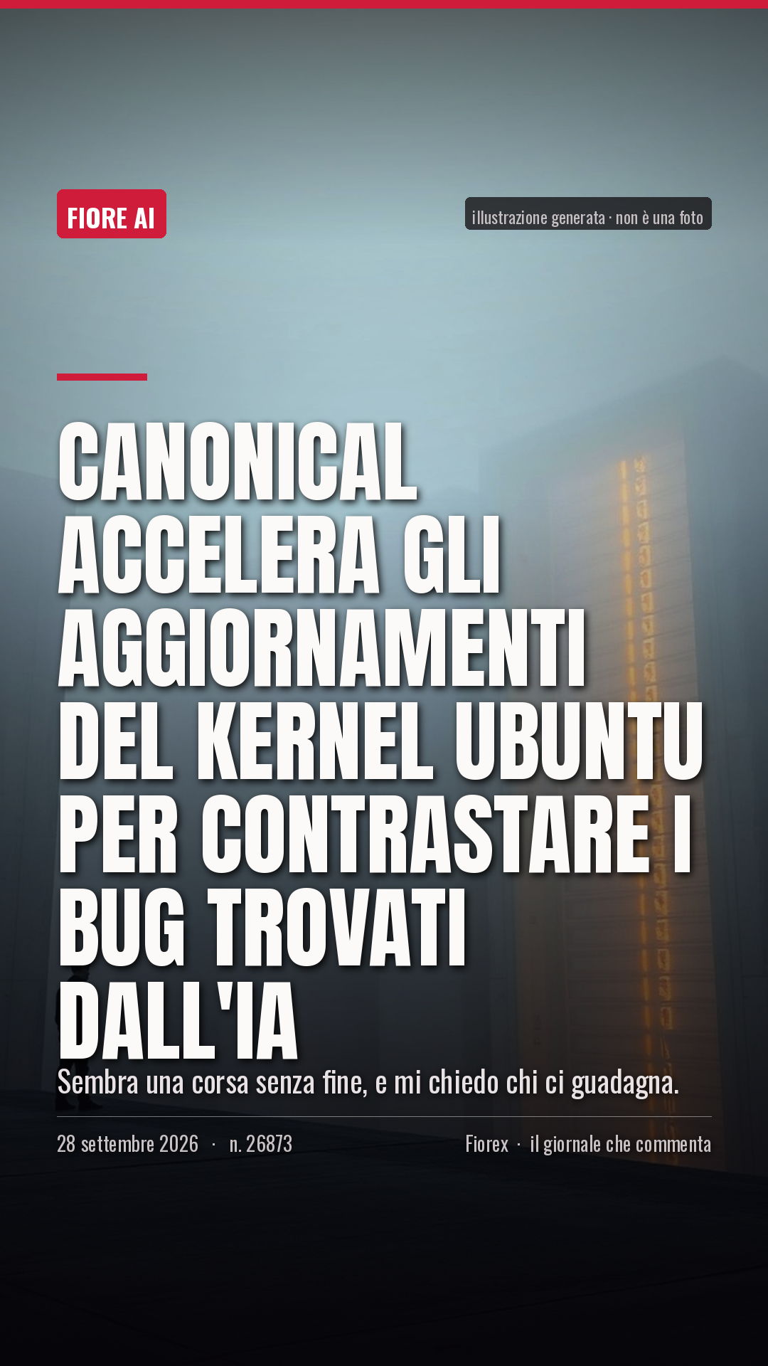 La cartolina verticale del pezzo, per le storie
