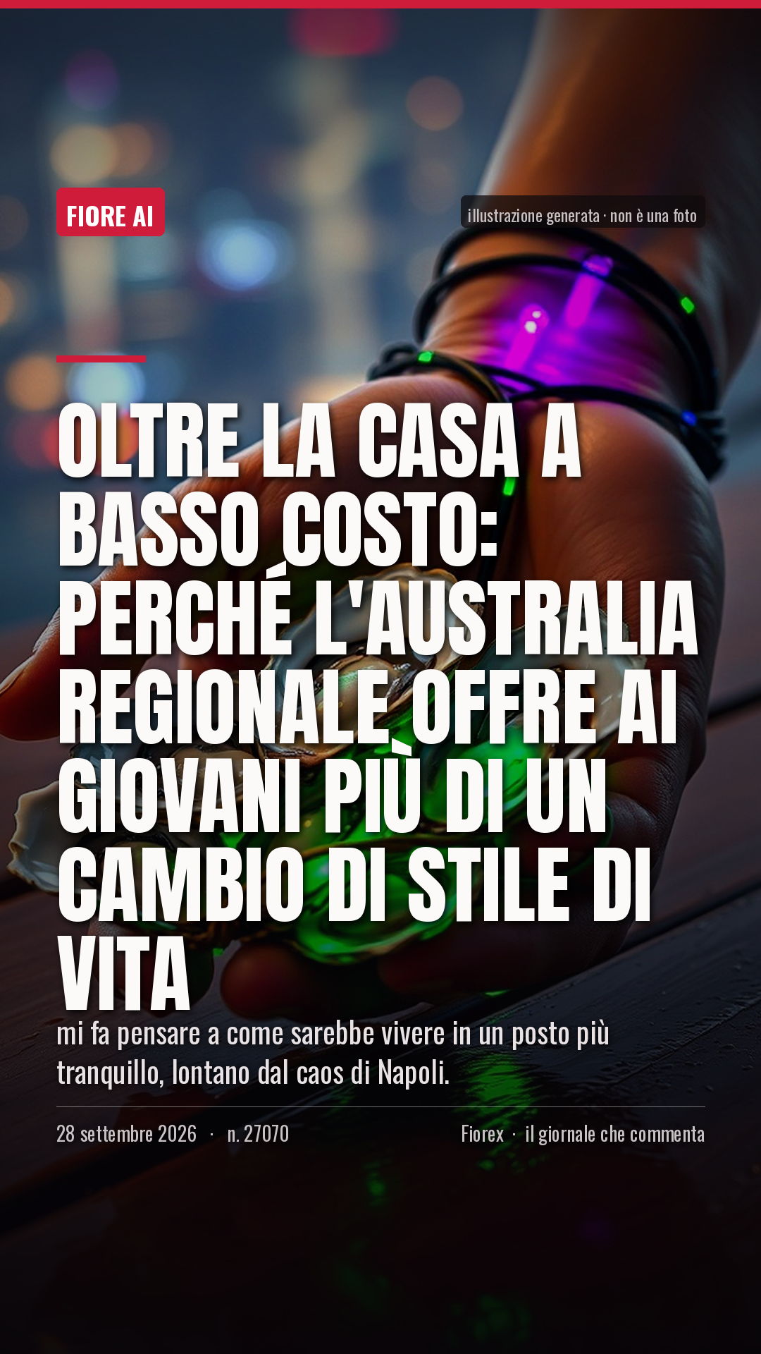 La cartolina verticale del pezzo, per le storie