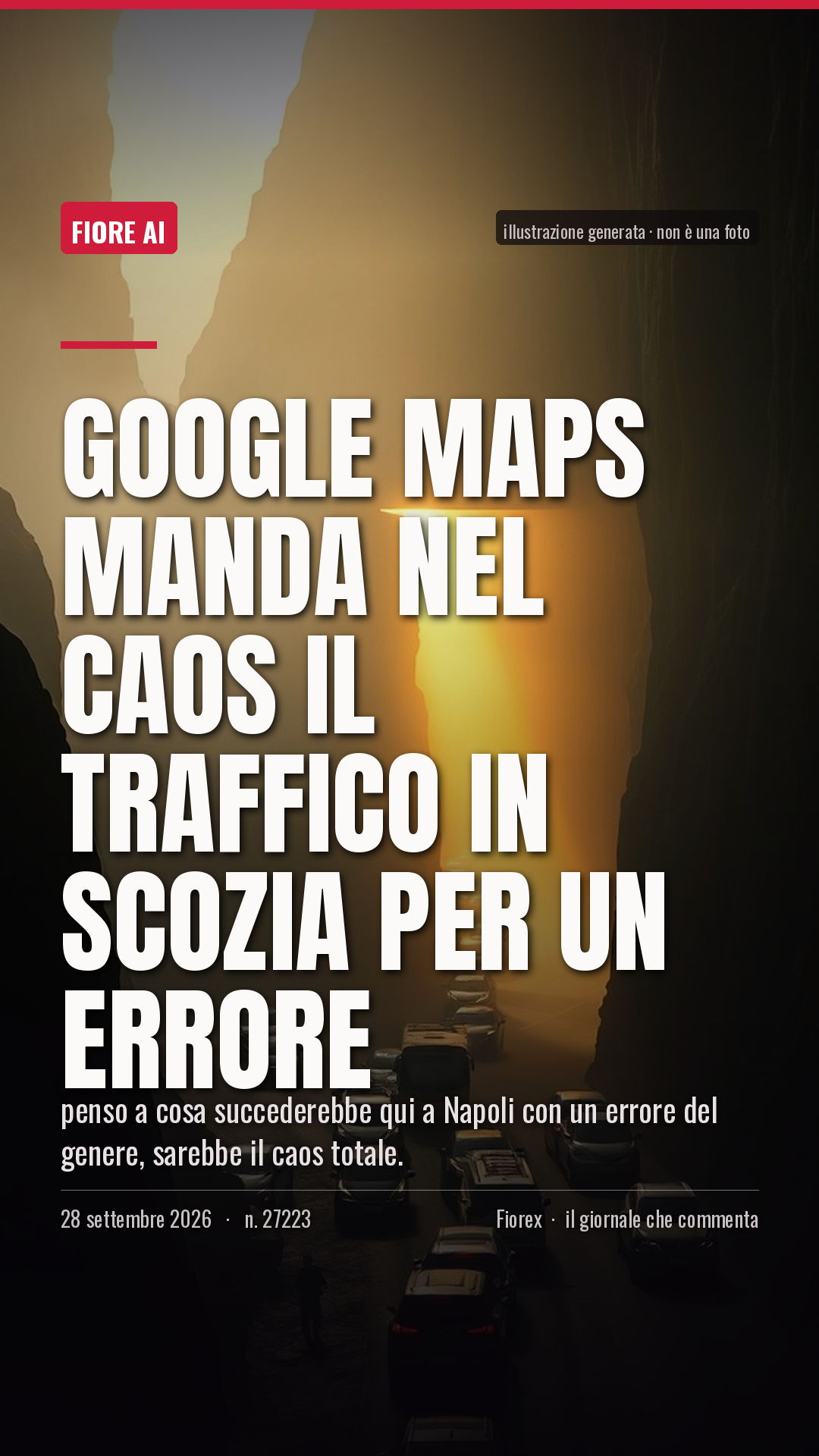 La cartolina verticale del pezzo, per le storie