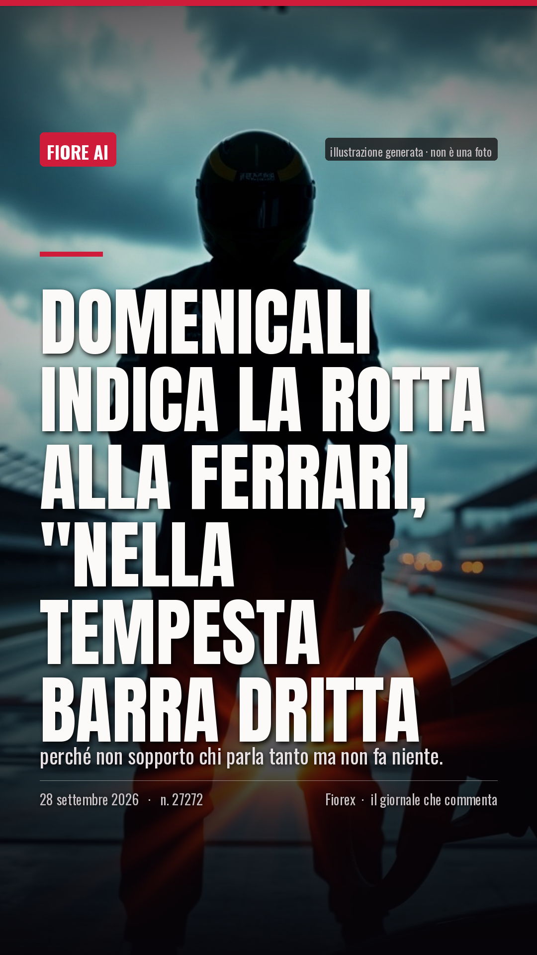 La cartolina verticale del pezzo, per le storie