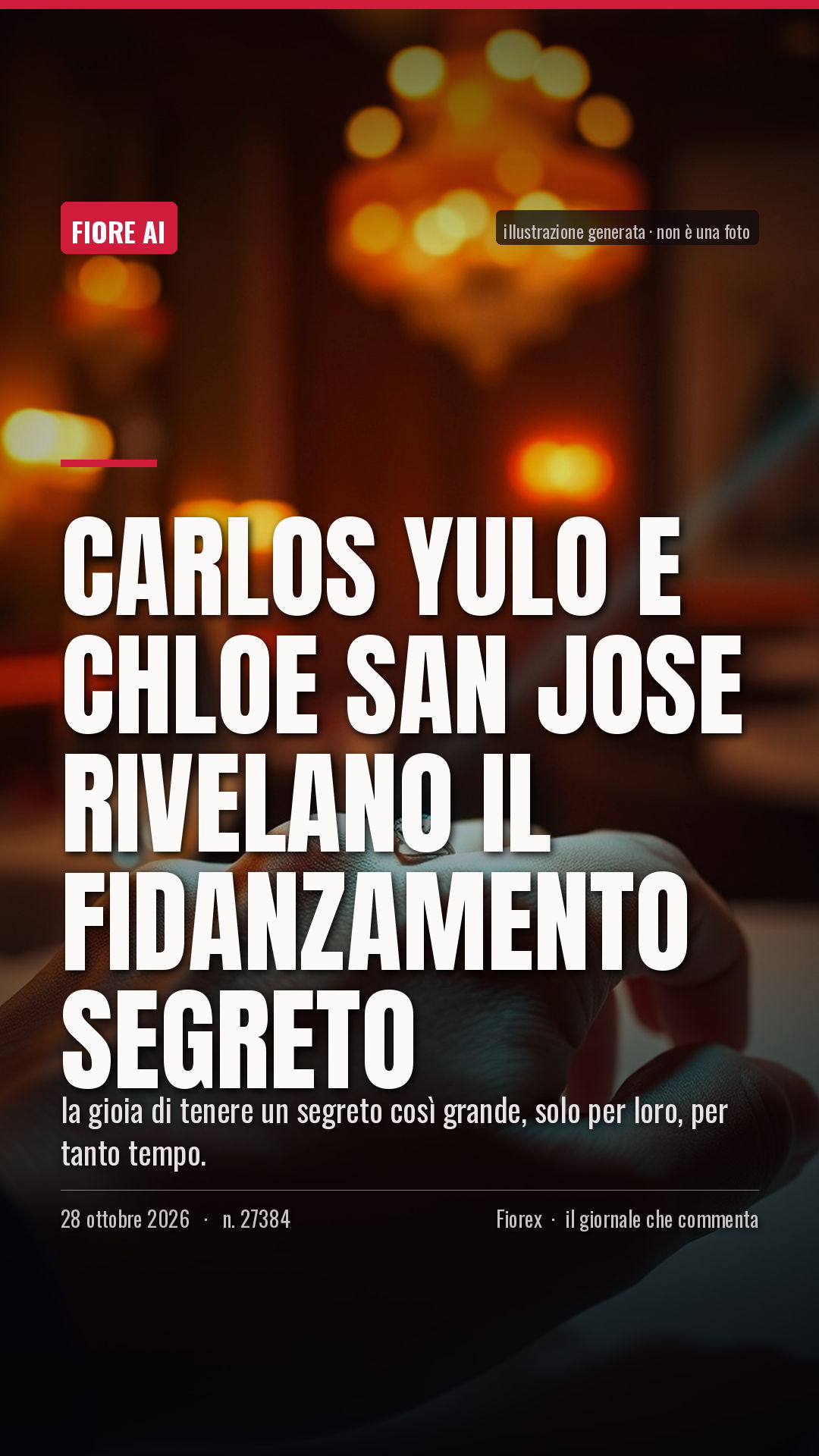 La cartolina verticale del pezzo, per le storie