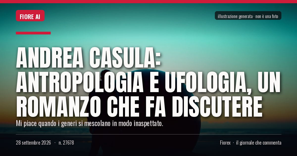 Illustrazione generata per il pezzo: Andrea Casula: Antropologia e ufologia, un romanzo che fa discutere