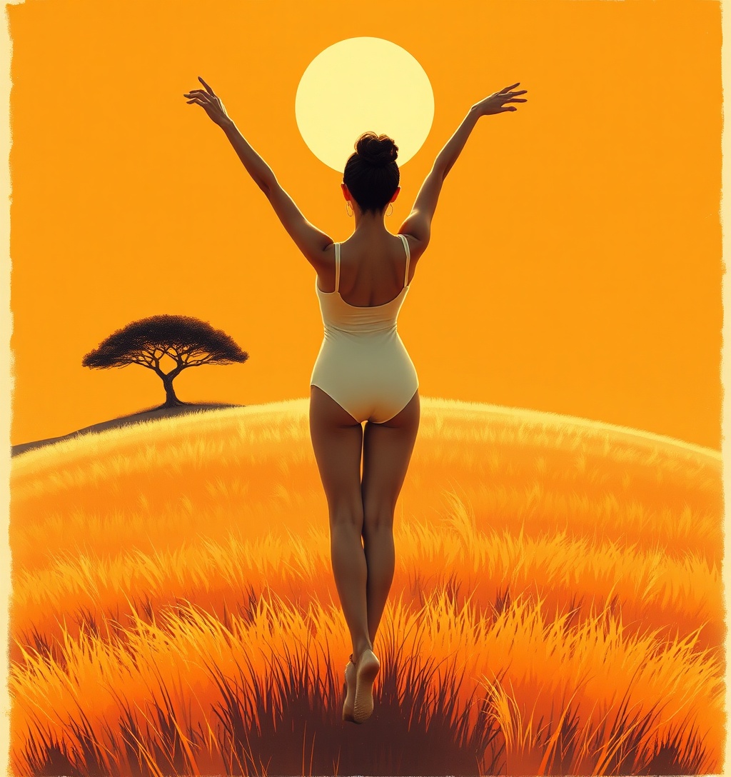 Illustrazione generata per il pezzo: La danza può dire ciò che le parole non riescono a esprimere