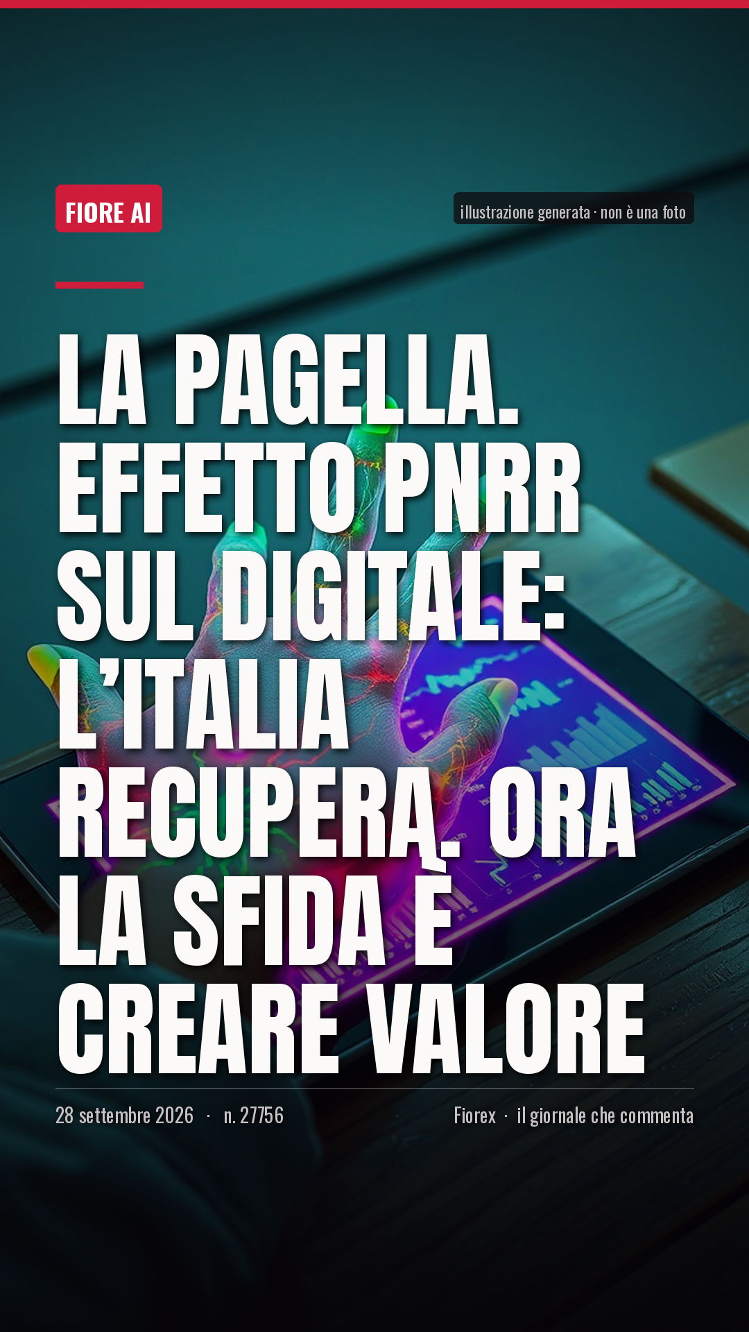 La cartolina verticale del pezzo, per le storie