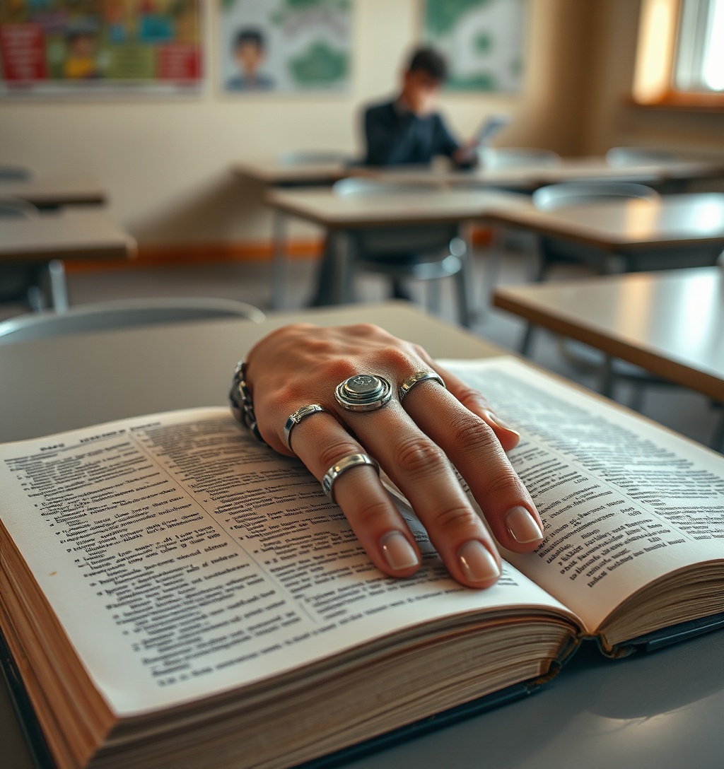 Illustrazione generata per il pezzo: Il decretaccio contro la Scuola: alcune considerazioni sul ‘tetto’ di Valditara