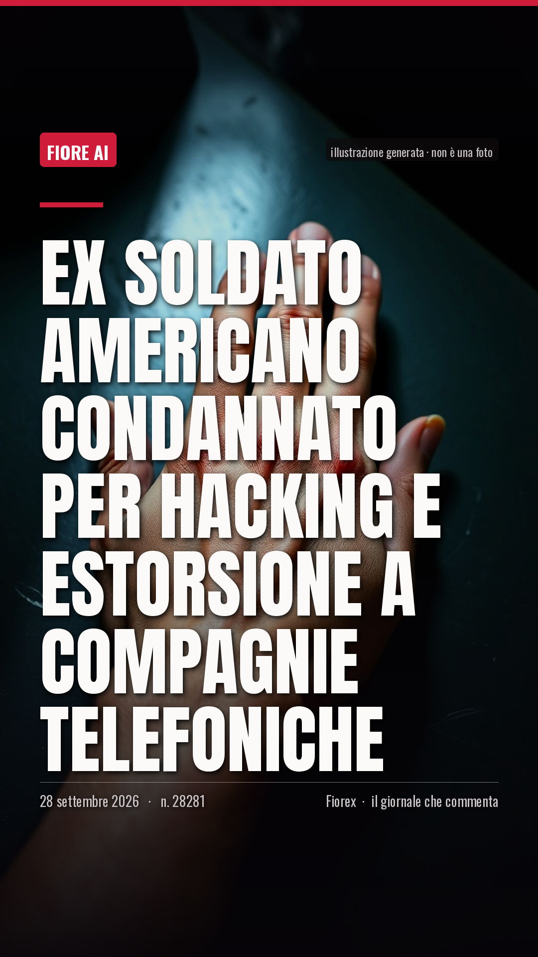 La cartolina verticale del pezzo, per le storie