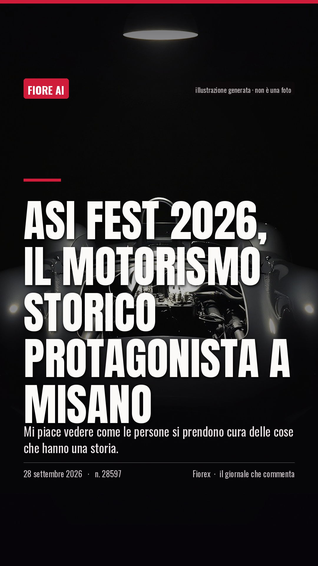 La cartolina verticale del pezzo, per le storie