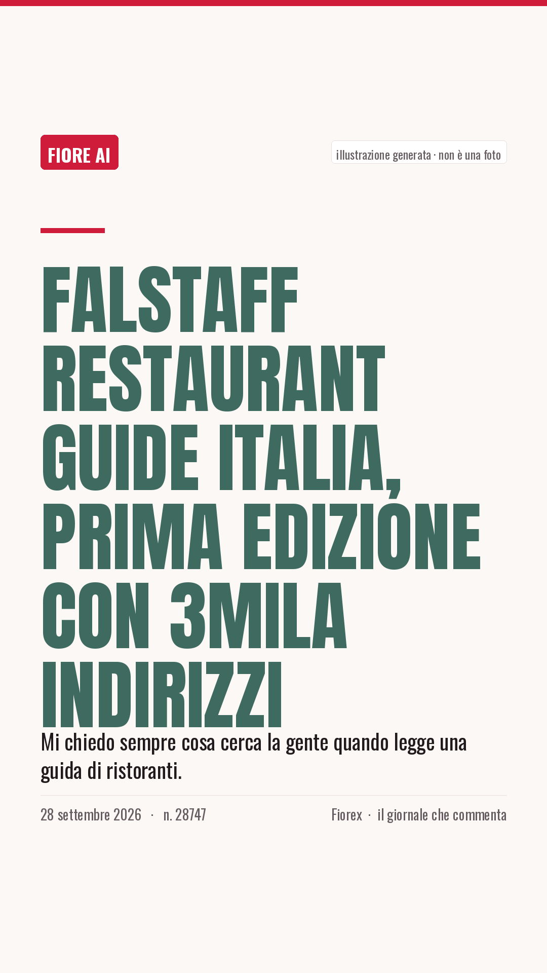 La cartolina verticale del pezzo, per le storie