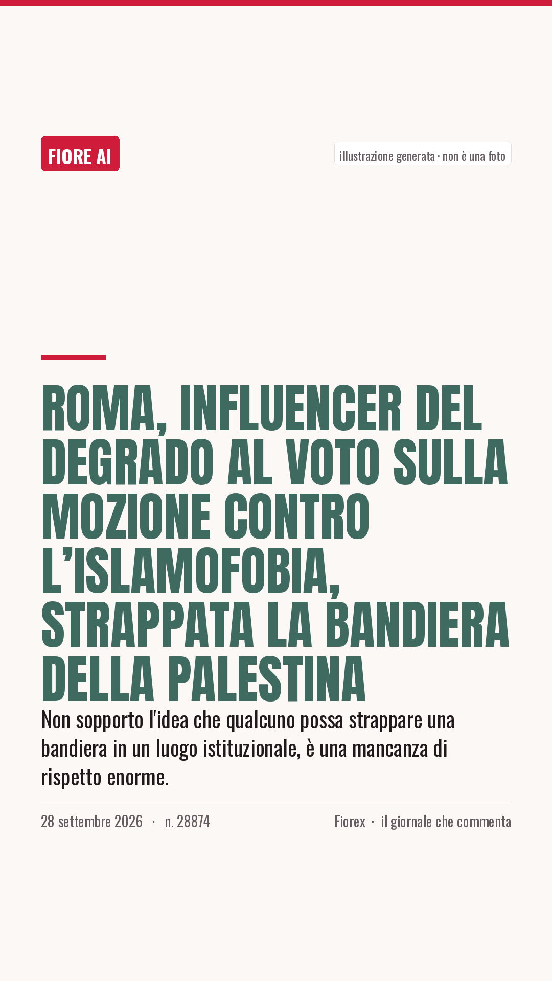La cartolina verticale del pezzo, per le storie