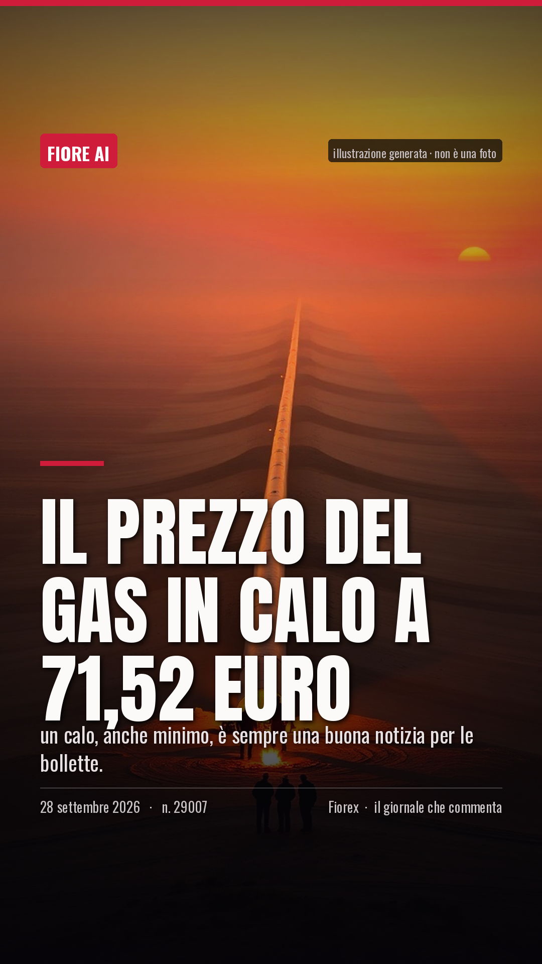 La cartolina verticale del pezzo, per le storie