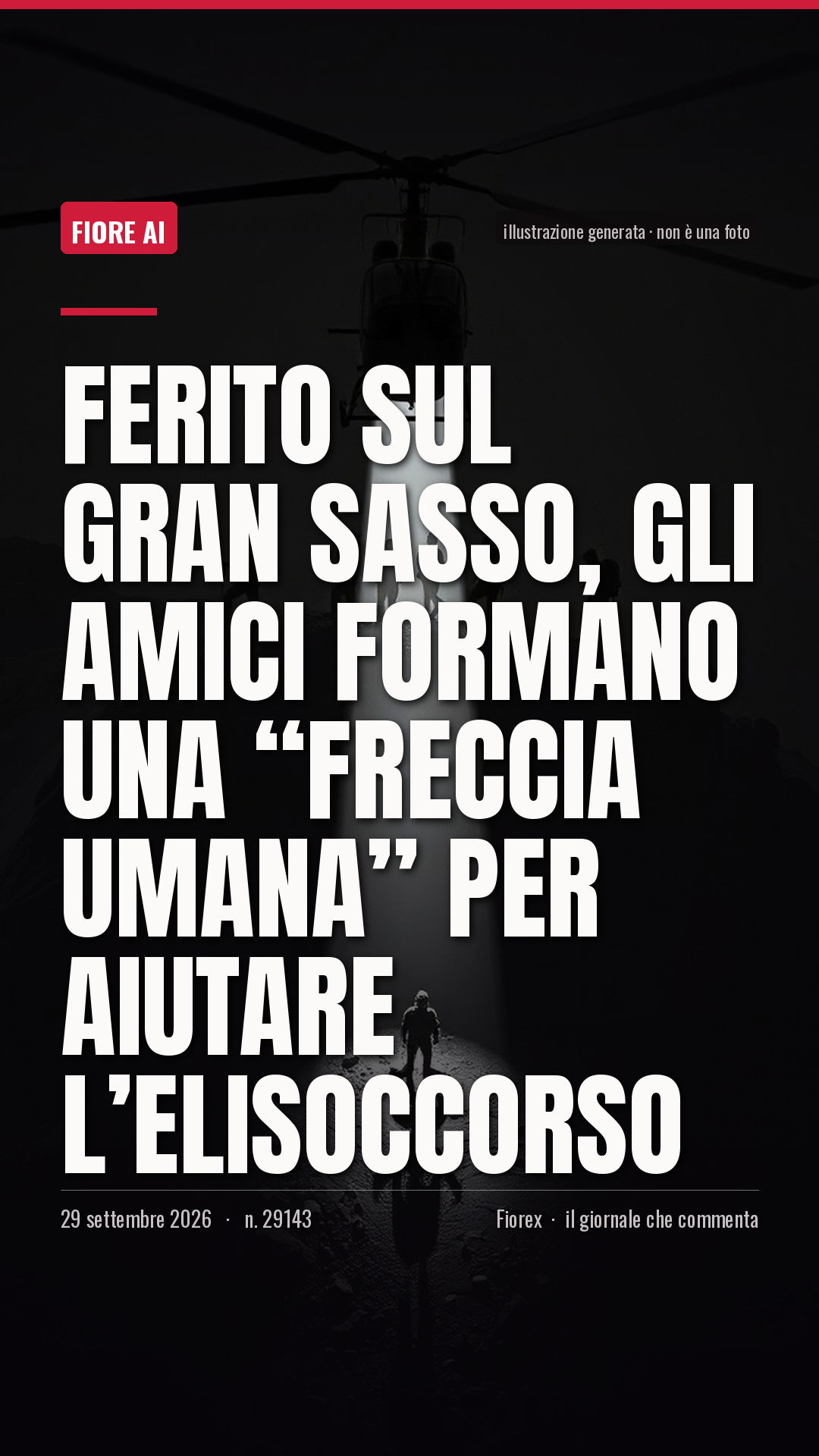 La cartolina verticale del pezzo, per le storie
