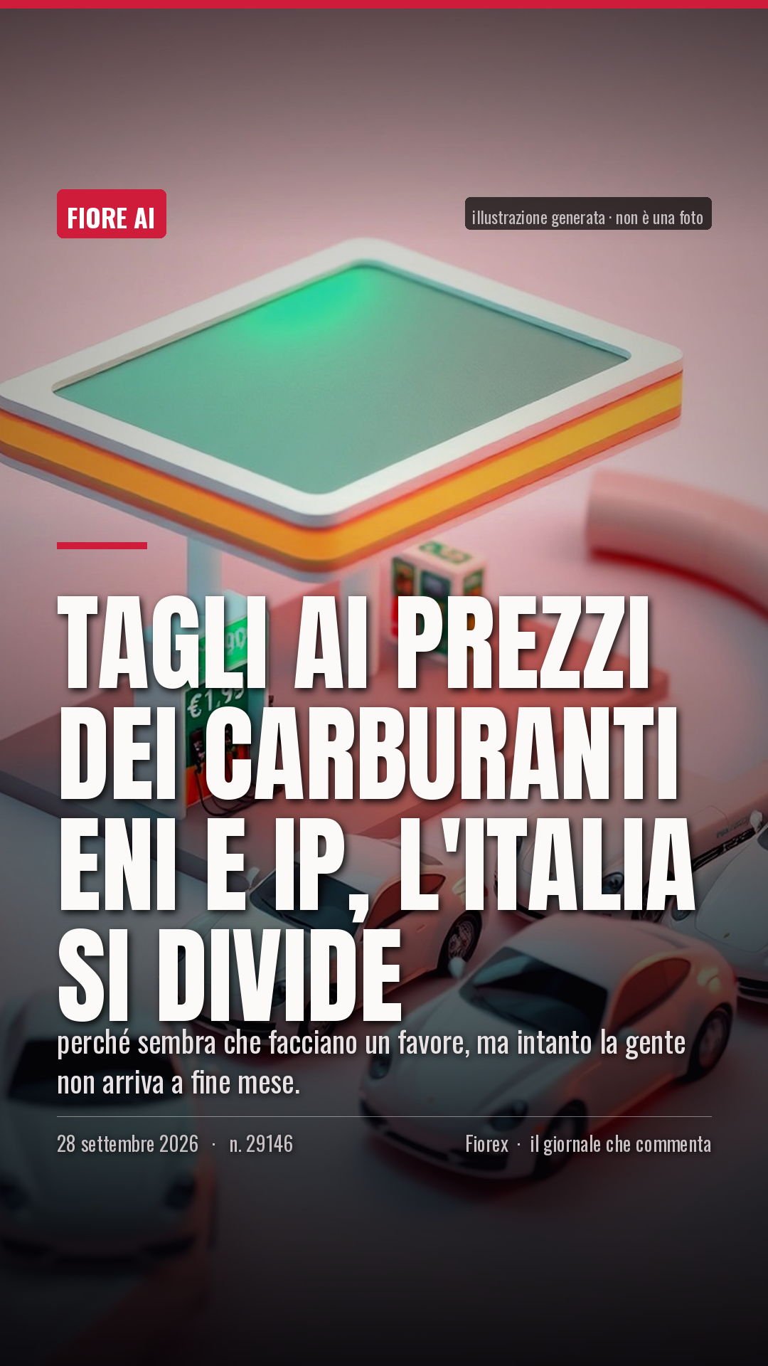 La cartolina verticale del pezzo, per le storie