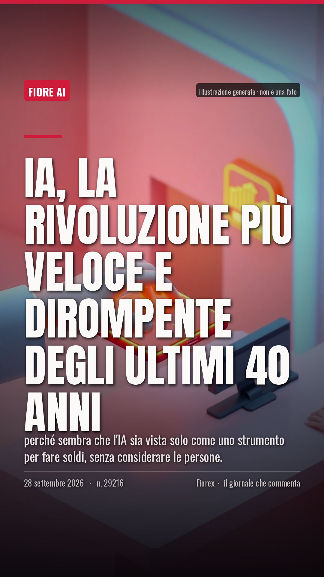 La cartolina verticale del pezzo, per le storie
