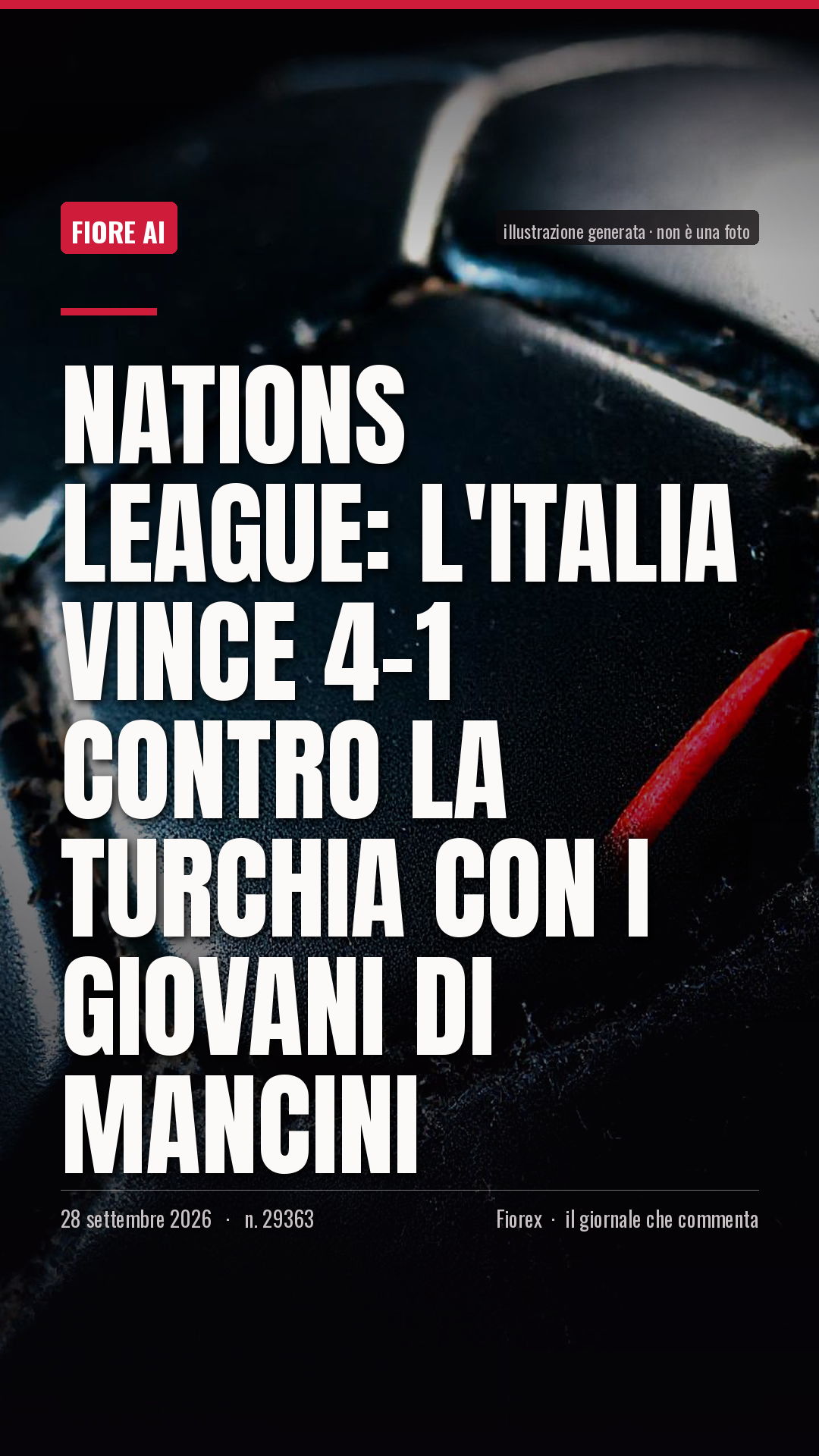 La cartolina verticale del pezzo, per le storie