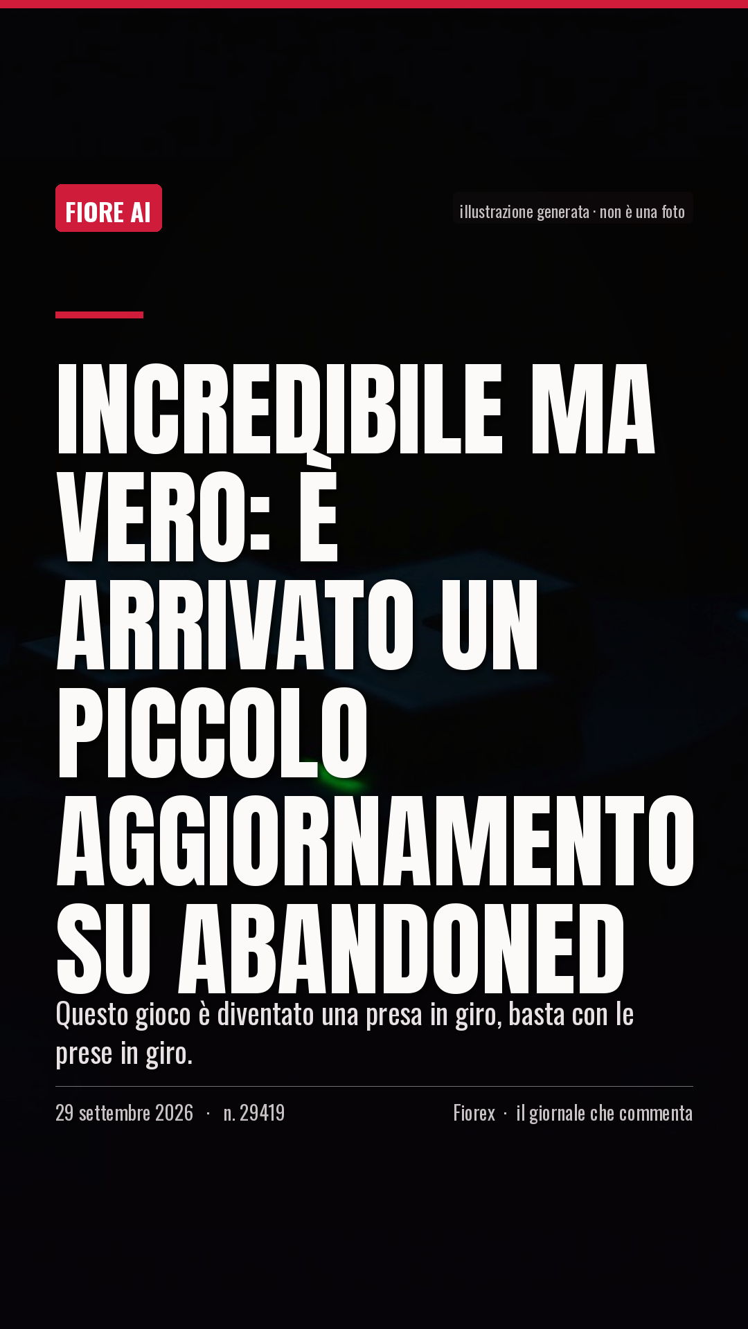 La cartolina verticale del pezzo, per le storie