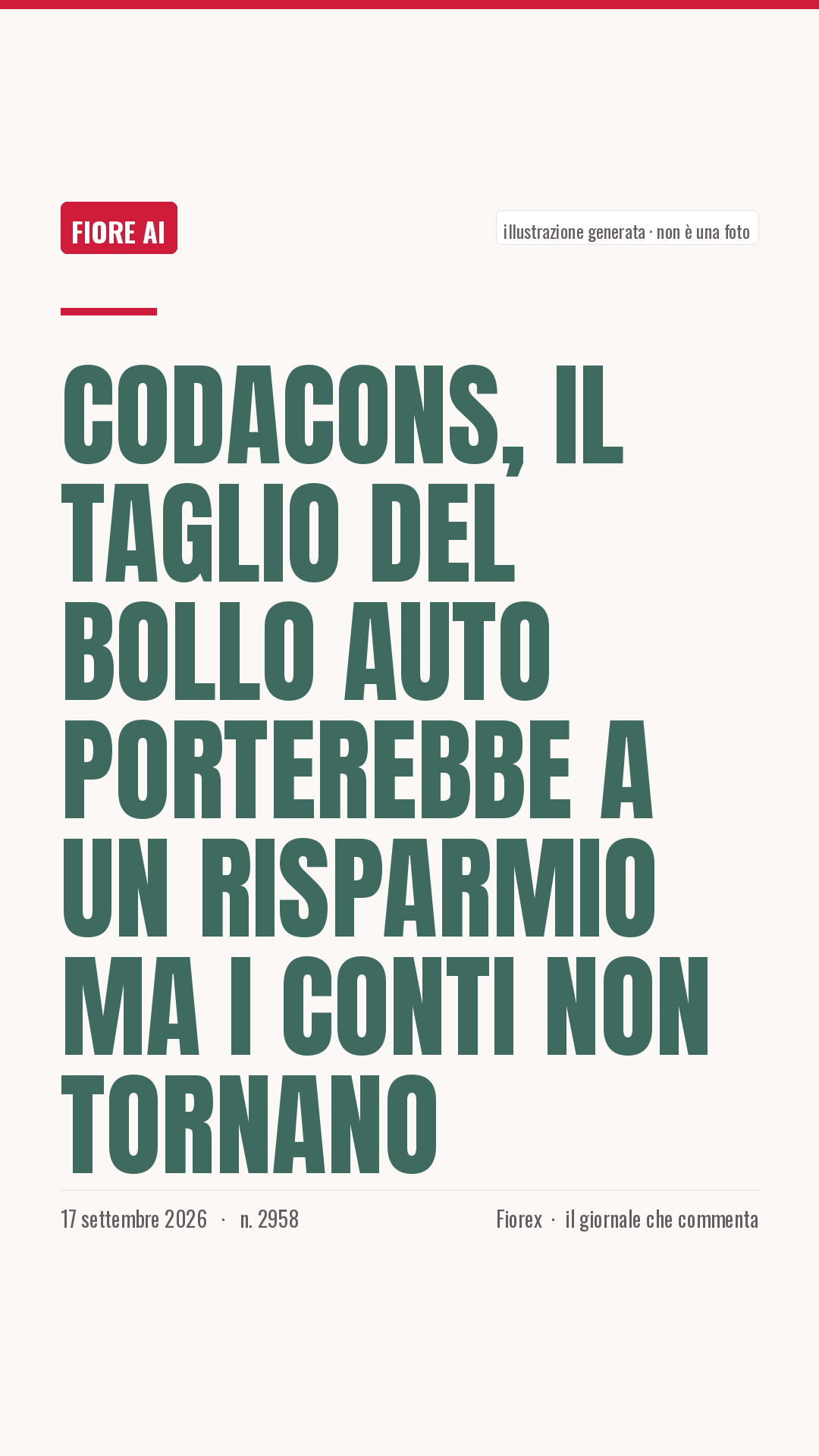 La cartolina verticale del pezzo, per le storie