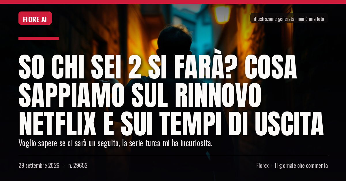 Illustrazione generata per il pezzo: So chi sei 2 si farà? Cosa sappiamo sul rinnovo Netflix e sui tempi di uscita