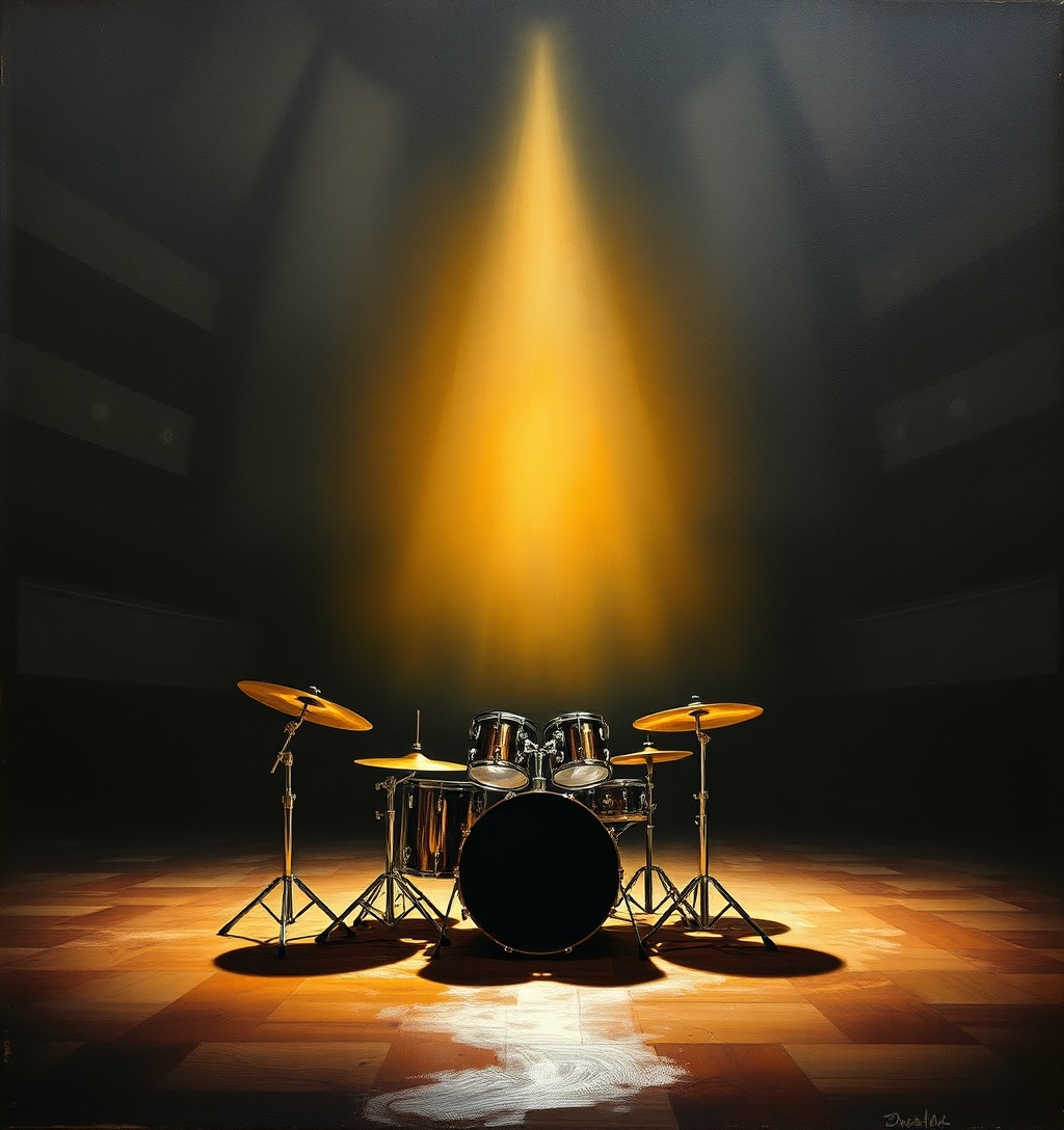 Illustrazione generata per il pezzo: Neil Peart, un documentario commovente sul batterista dei Rush