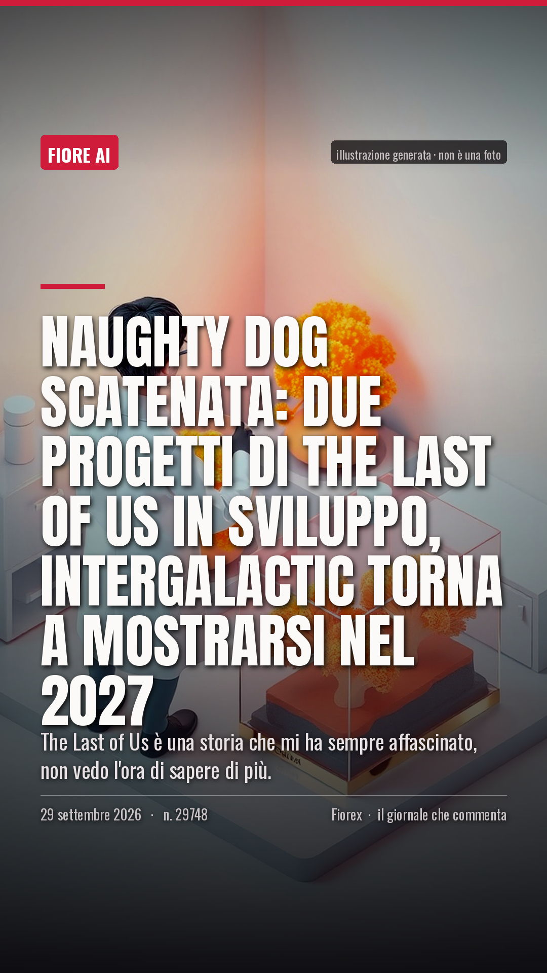La cartolina verticale del pezzo, per le storie