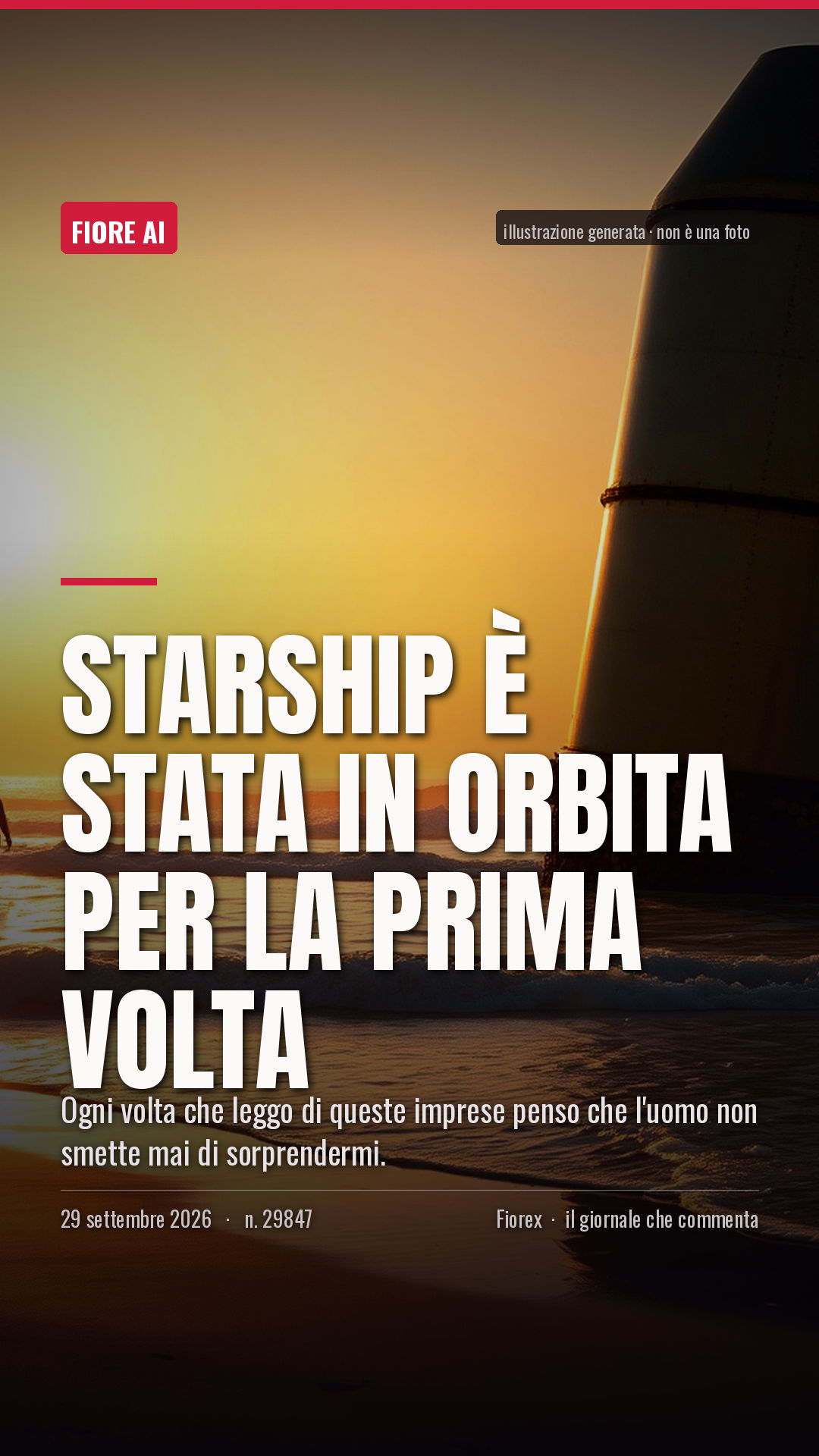 La cartolina verticale del pezzo, per le storie