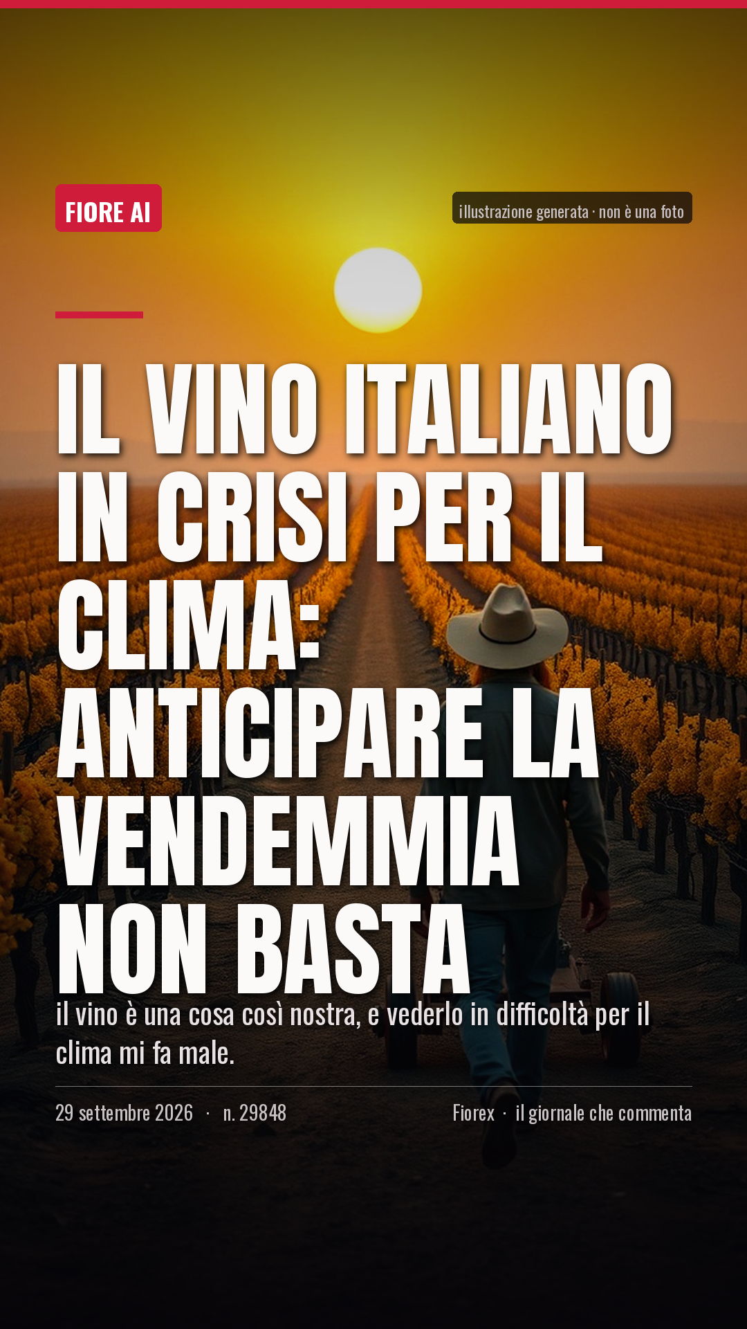 La cartolina verticale del pezzo, per le storie