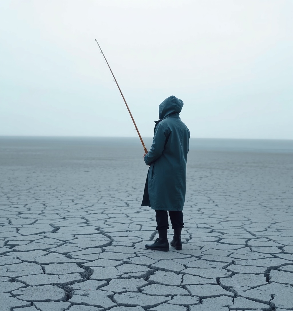 Illustrazione generata per il pezzo: Laghi che scompaiono e intelligenza artificiale mappano lo scongelamento del permafrost artico in tempo quasi reale