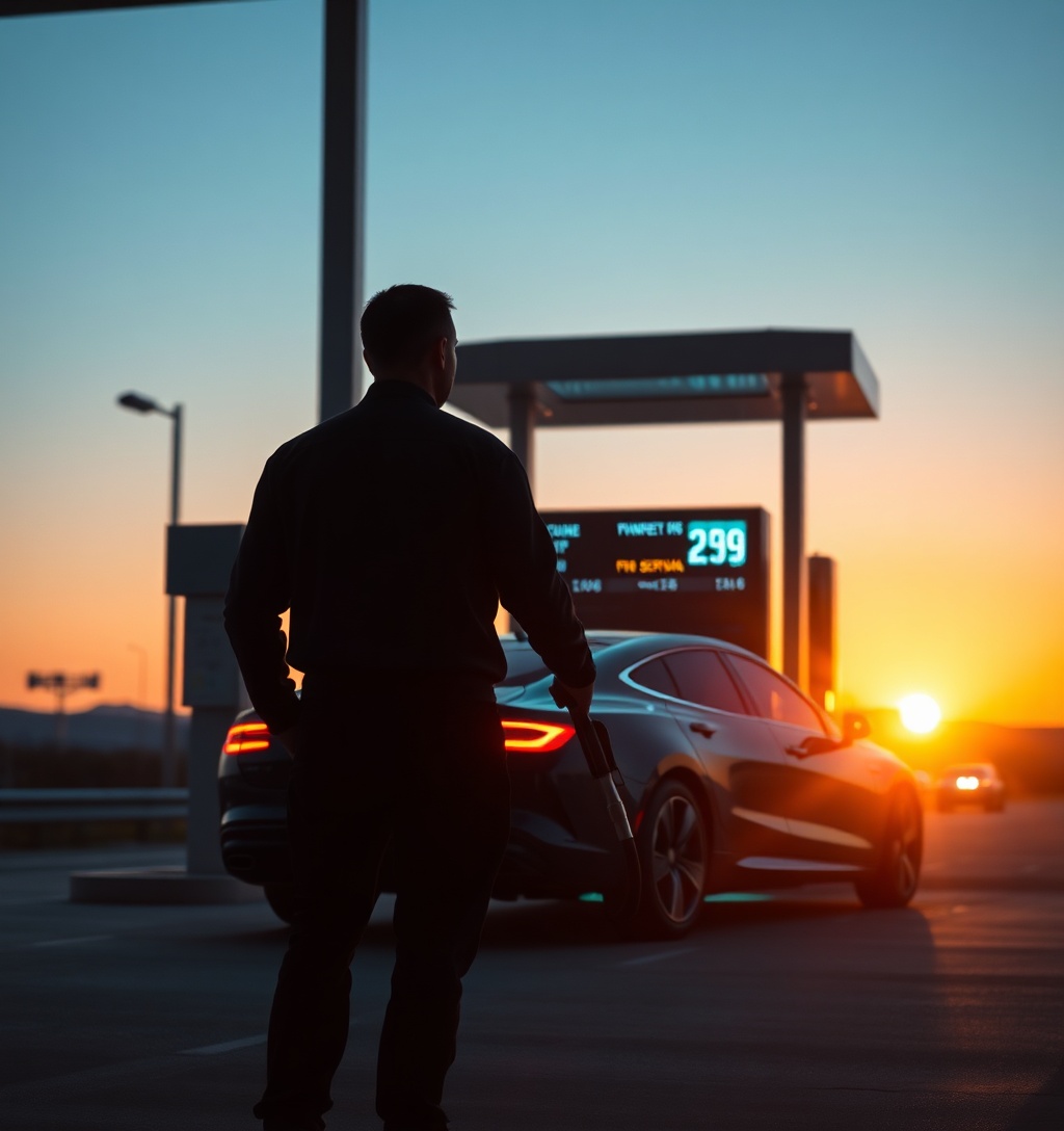 Illustrazione generata per il pezzo: Price cap sui carburanti anche per Q8, accolto l'invito del governo