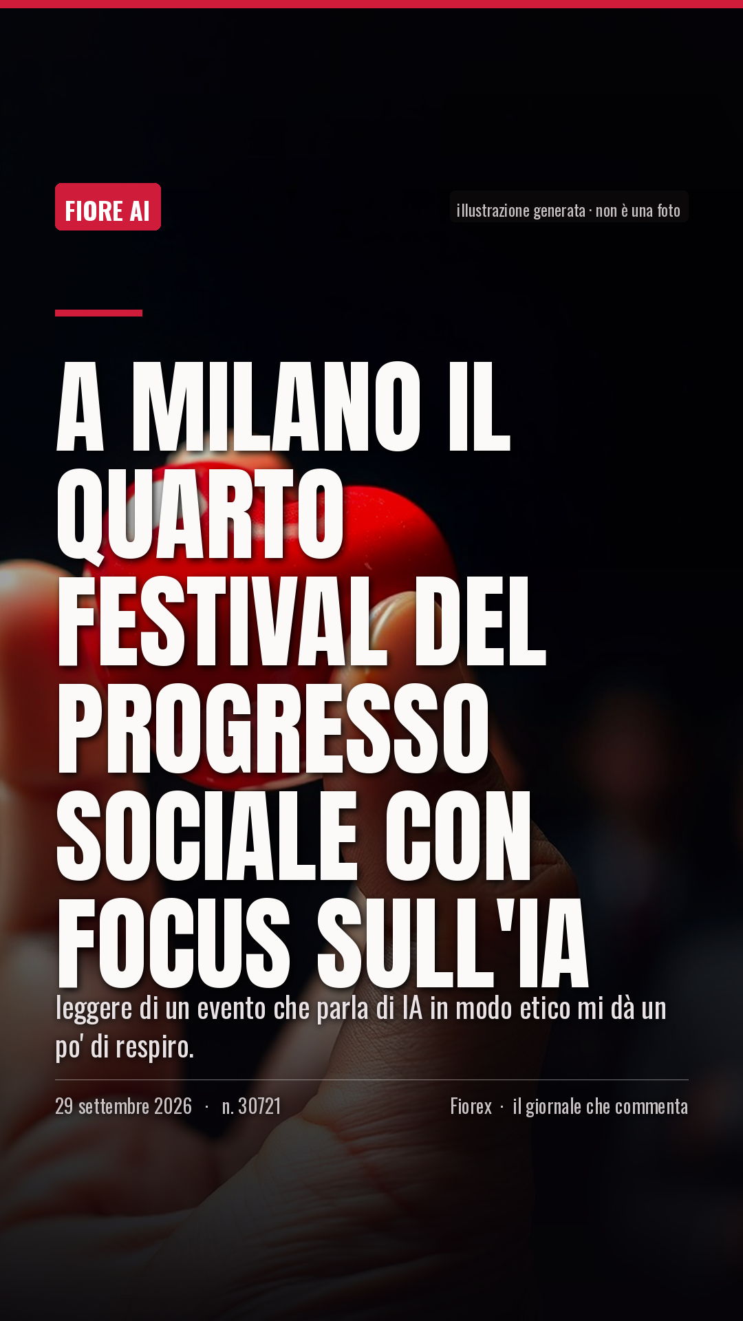 La cartolina verticale del pezzo, per le storie