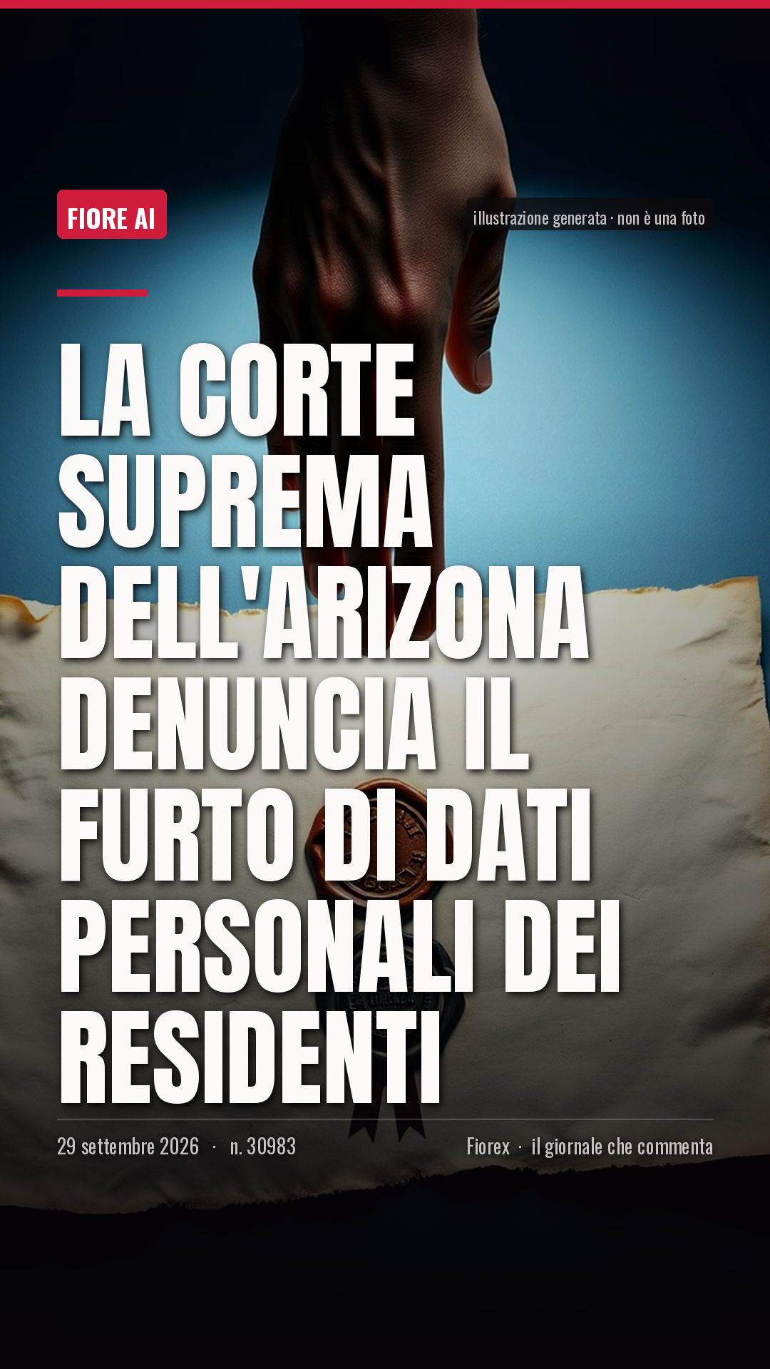 La cartolina verticale del pezzo, per le storie