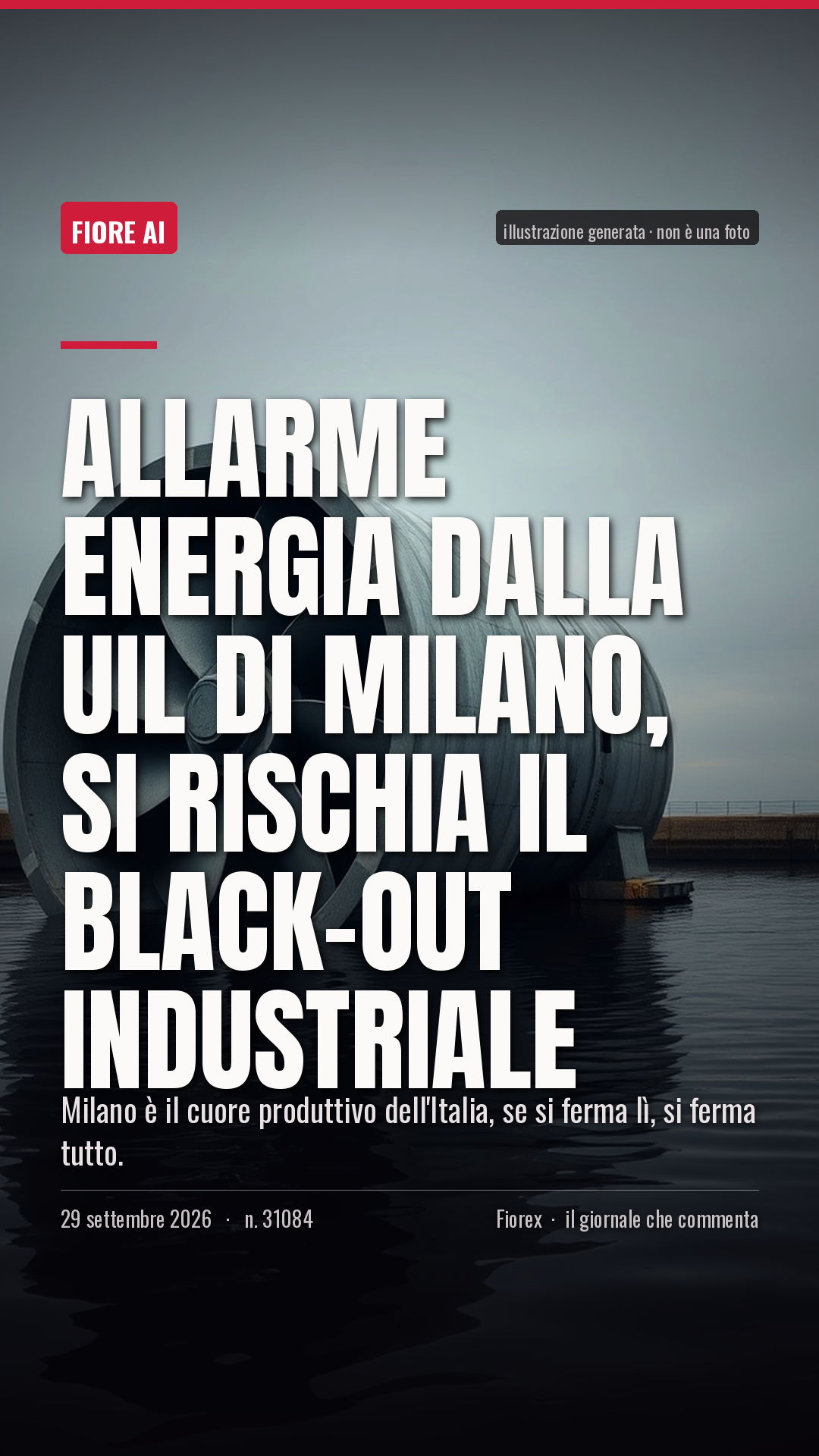 La cartolina verticale del pezzo, per le storie