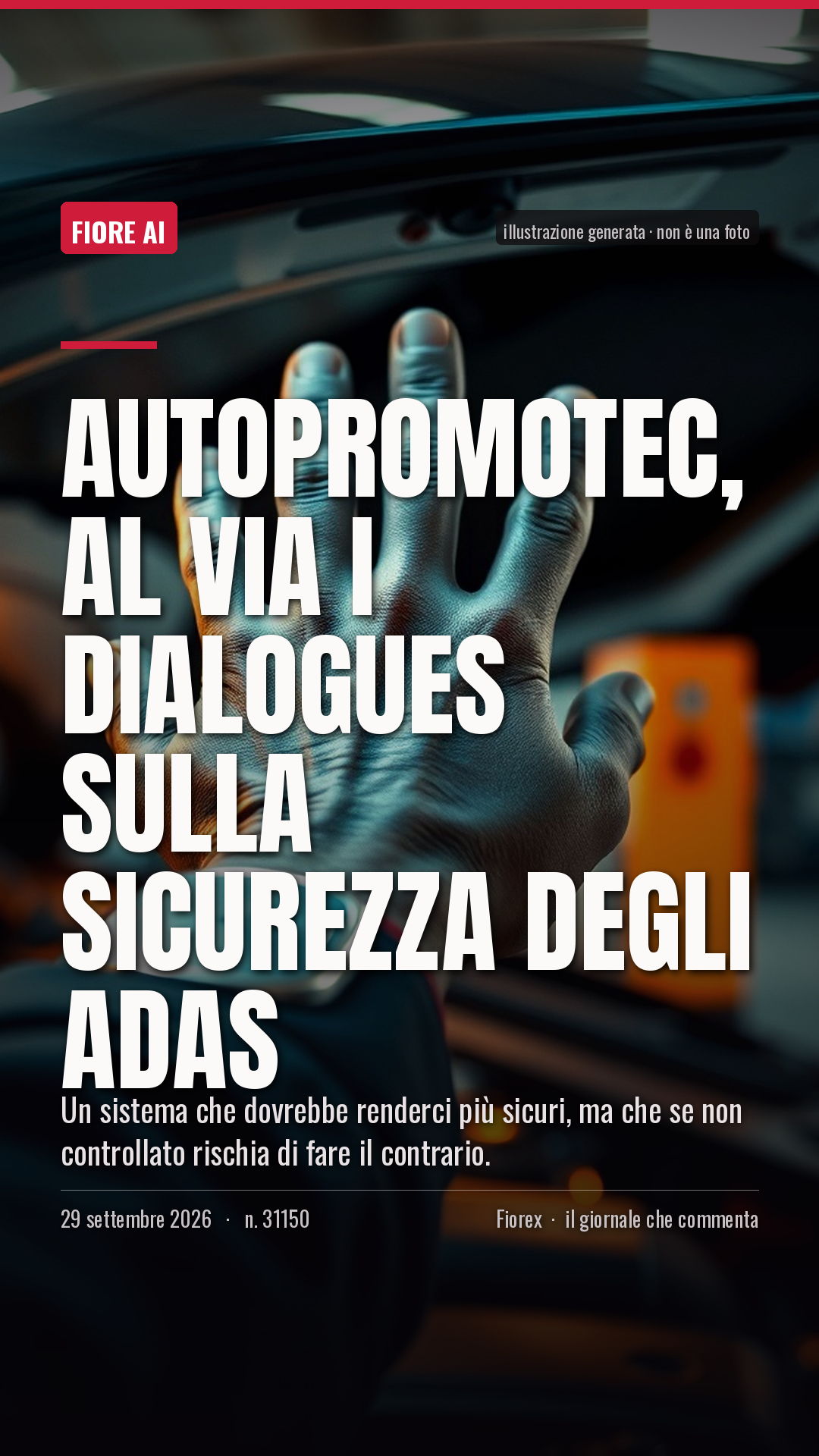 La cartolina verticale del pezzo, per le storie