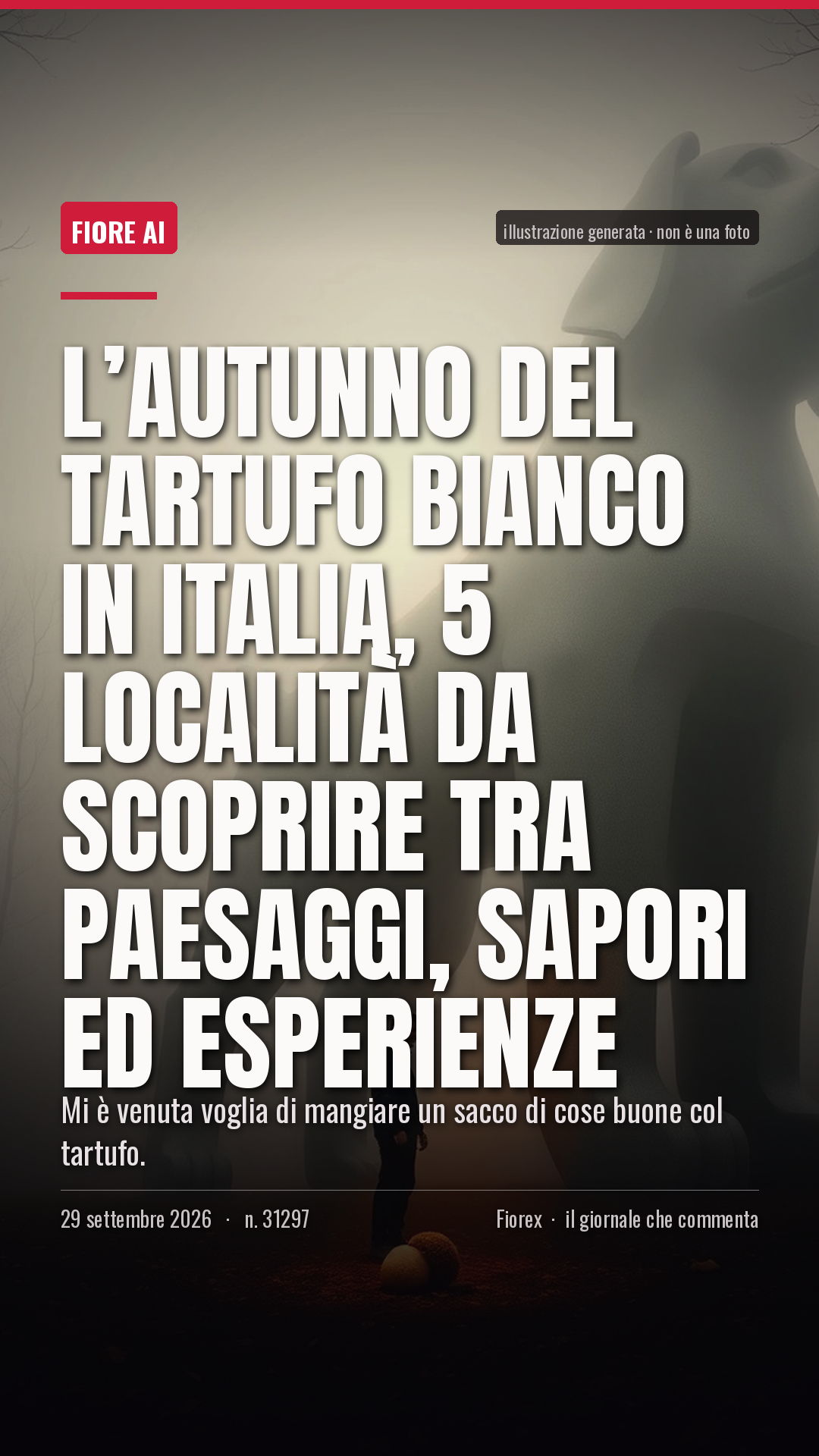 La cartolina verticale del pezzo, per le storie